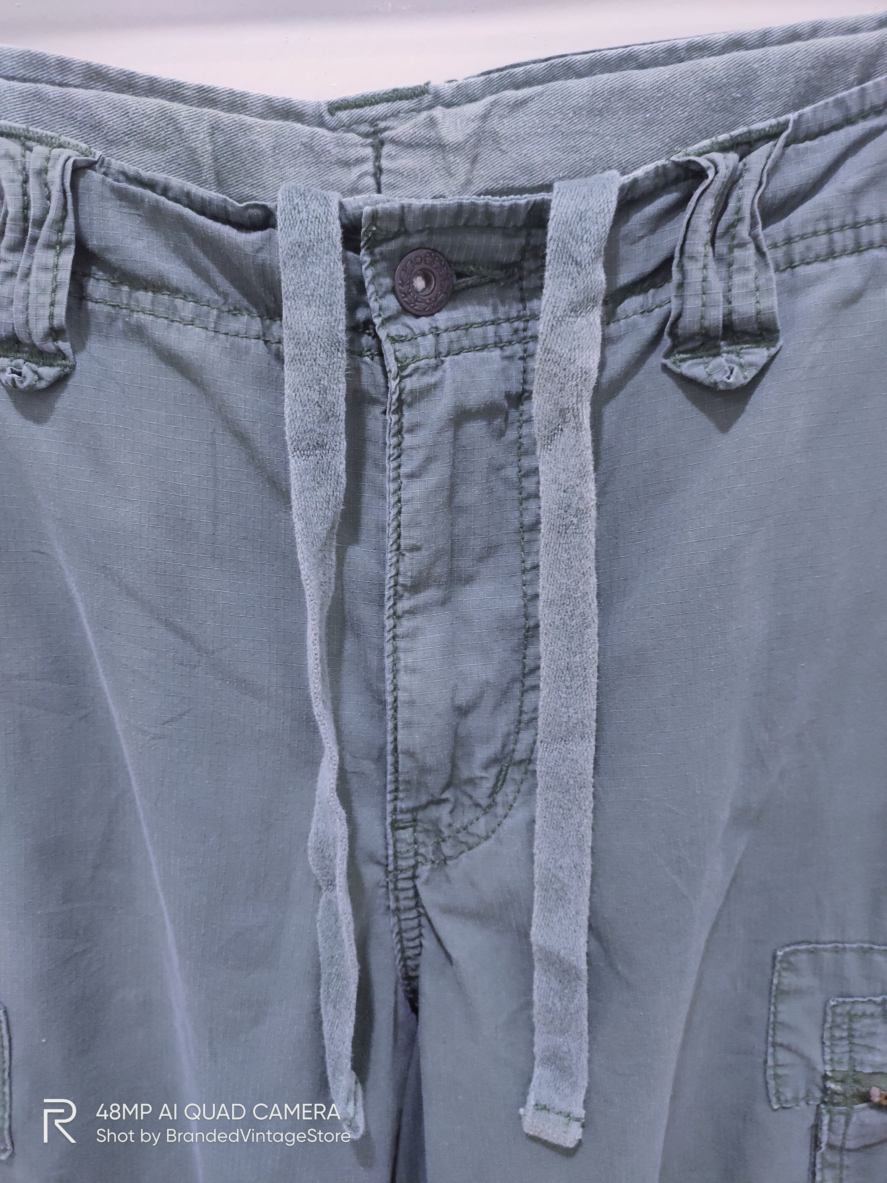 Designer × Japanese Brand × Seditionaries JAPANESE BRAND Bondage Fashion Punk Style Crop Cargo Pants Size US 36 / EU 52 - 8 Thumbnail