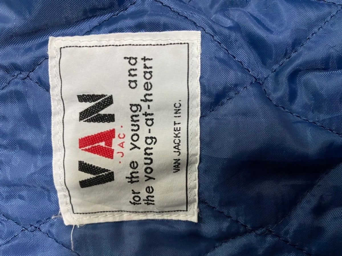 Japanese Brand × Vintage FOR THE YOUNG SUN FADDED VAN VARSITY JACKET Size US M / EU 48-50 / 2 - 8 Thumbnail