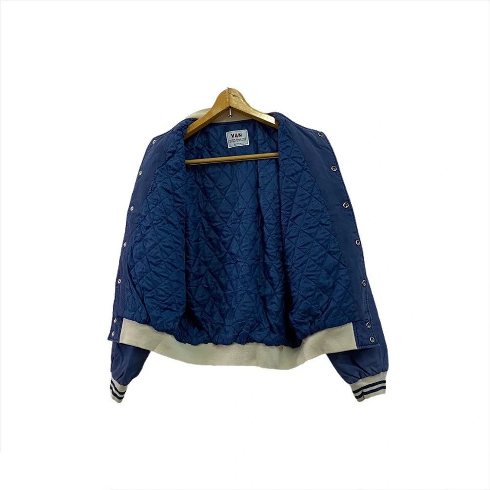 Japanese Brand × Vintage FOR THE YOUNG SUN FADDED VAN VARSITY JACKET Size US M / EU 48-50 / 2 - 4 Thumbnail