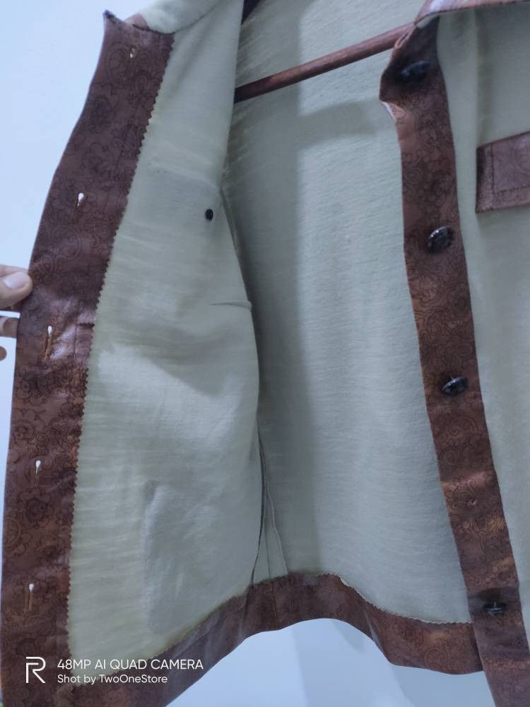 Other LAVONA Leather Flora Multipocket Button Up Chore Jacket Art Size S / US 4 / IT 40 - 4 Thumbnail