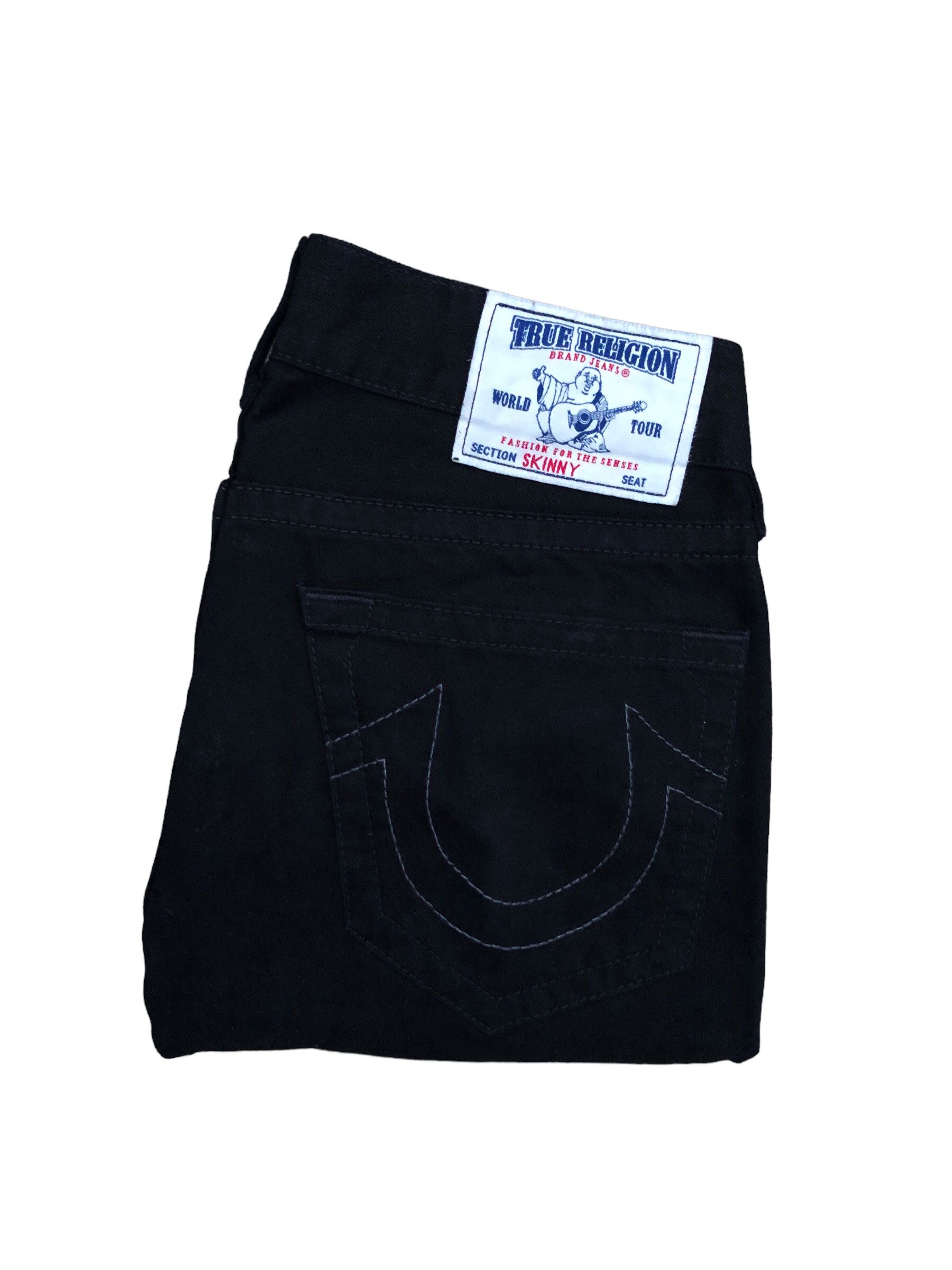 True Religion × Vintage Vintage True Religion Jeans Size 32 SKINNY Black Size US 32 / EU 48 - 10 Thumbnail