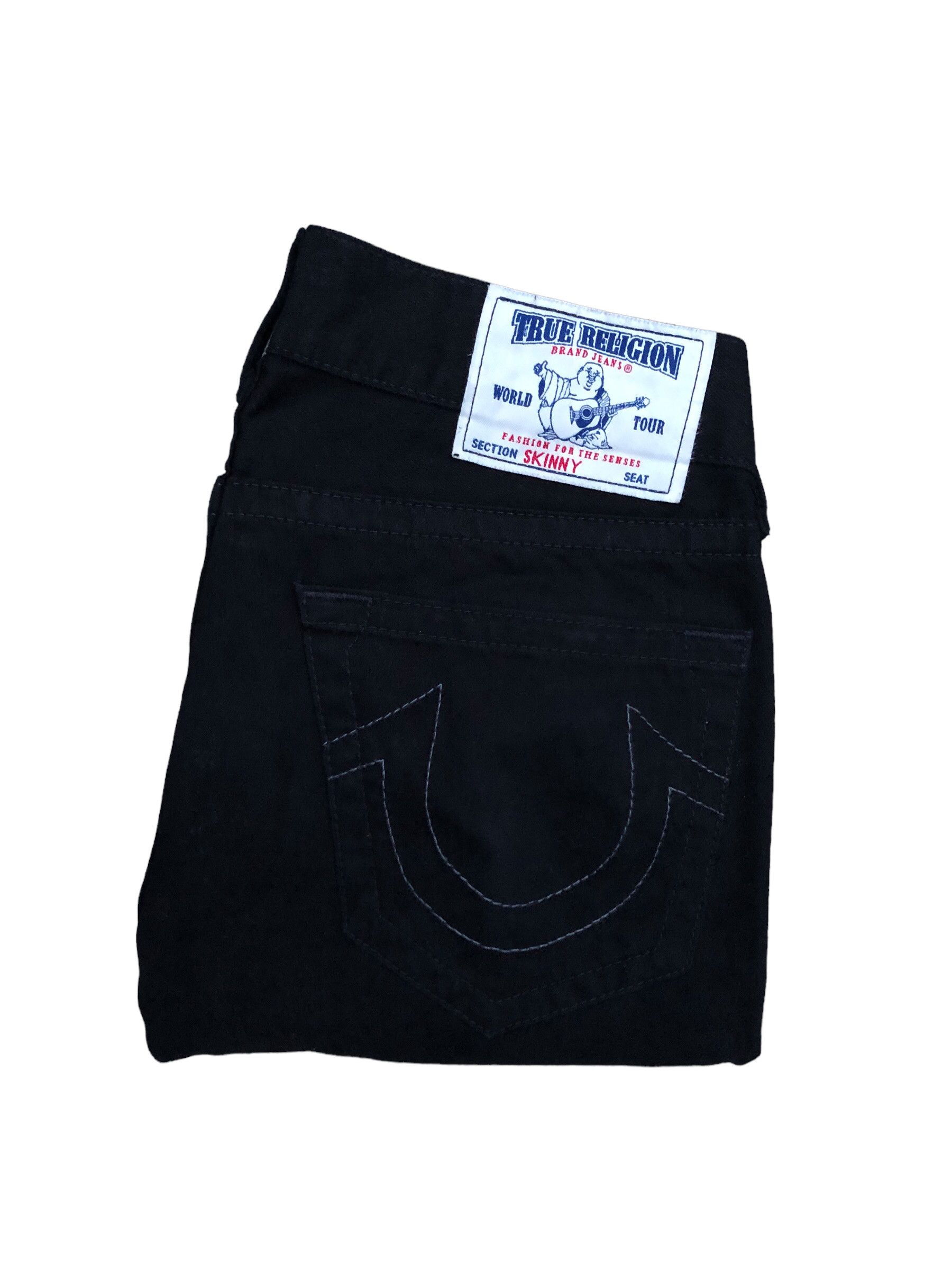 True Religionブラックデニム 32 Religionブラックデニム True 32