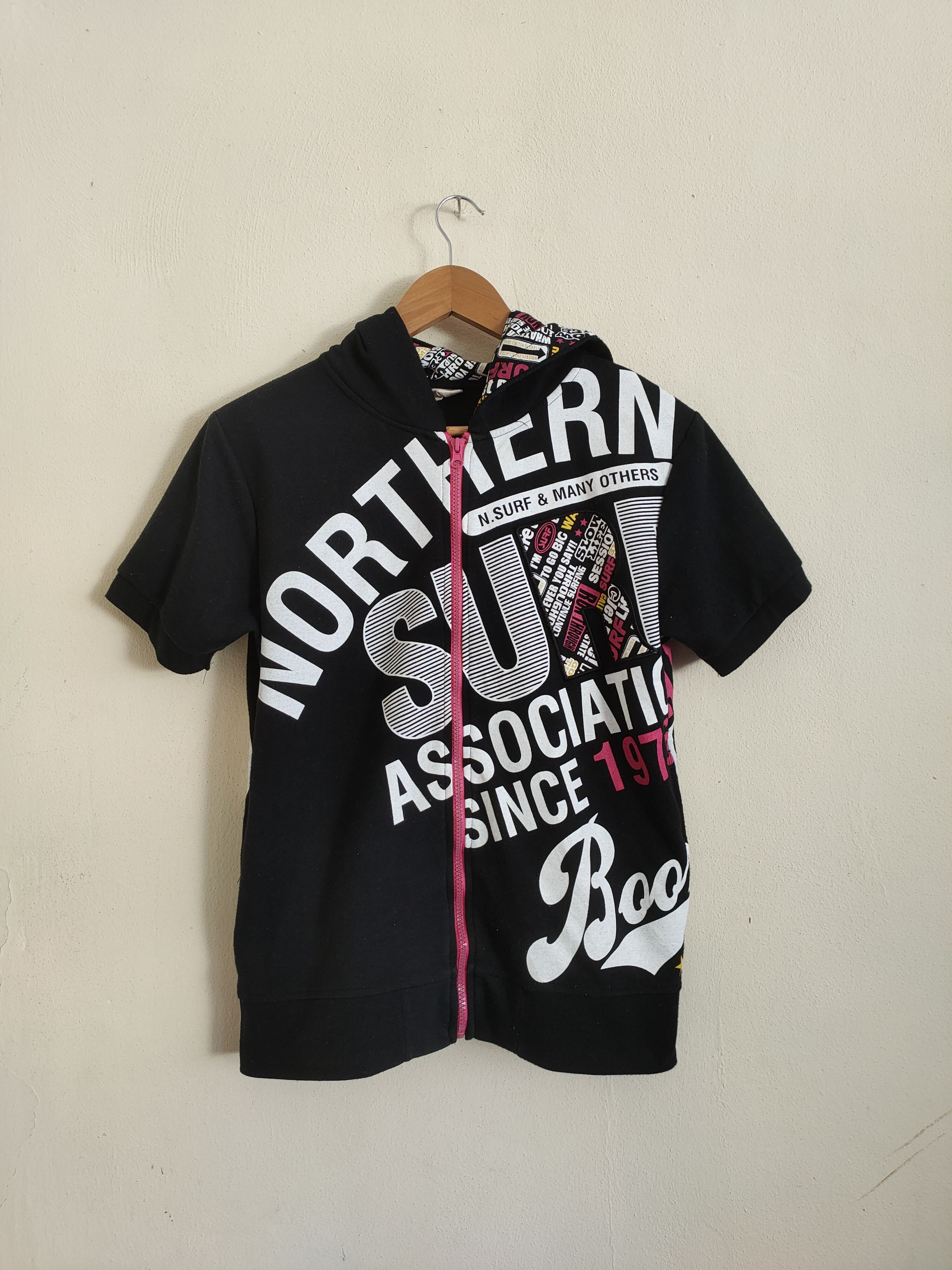 Japanese Brand × Vintage Vintage Northern Surf Style Zipup Hoodie Size US M / EU 48-50 / 2 - 1 Thumbnail