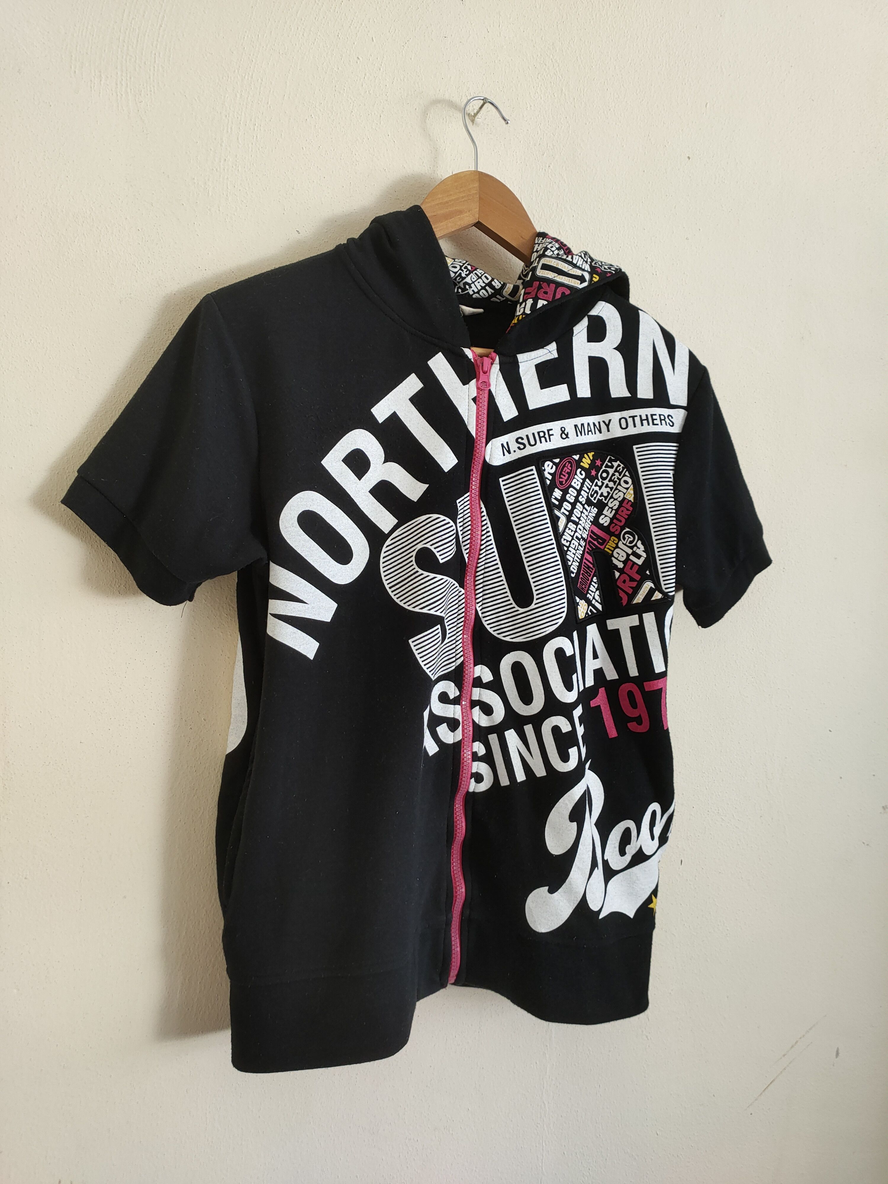 Japanese Brand × Vintage Vintage Northern Surf Style Zipup Hoodie Size US M / EU 48-50 / 2 - 3 Thumbnail