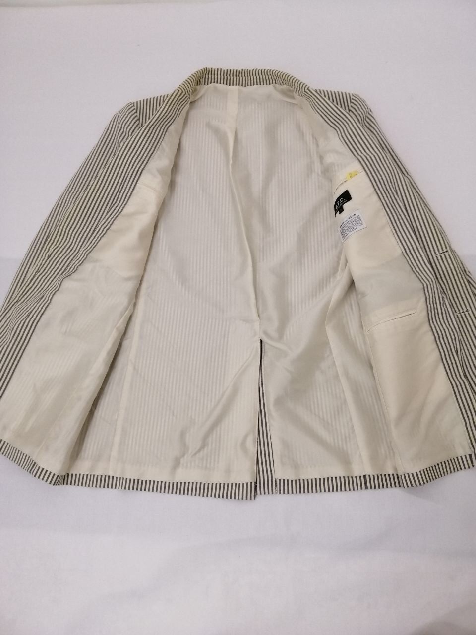 A.P.C. A.P.C. Stripe Suit Jacket Wash And Wear Nice Design Size US S / EU 44-46 / 1 - 6 Thumbnail