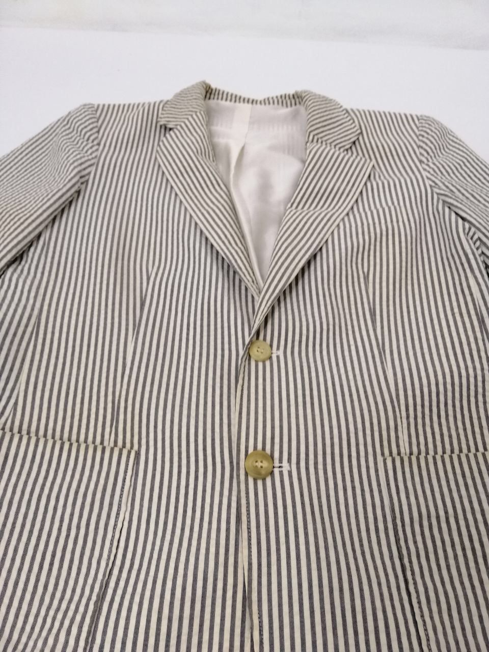 A.P.C. A.P.C. Stripe Suit Jacket Wash And Wear Nice Design Size US S / EU 44-46 / 1 - 5 Thumbnail