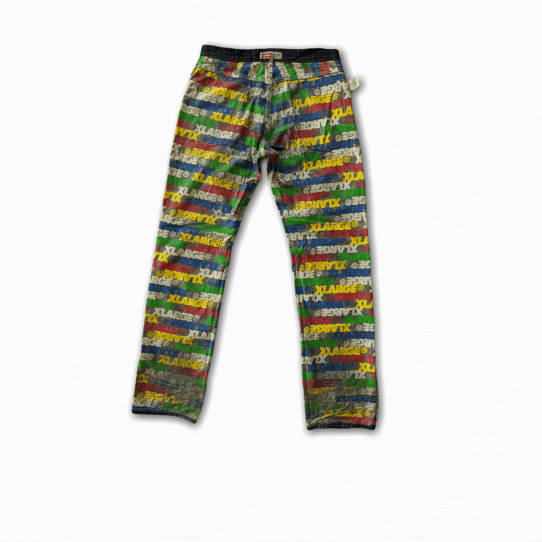Xlarge Distressed fullprint XLarge jeans/Number (N)ine Size US 34 / EU 50 - 2 Thumbnail