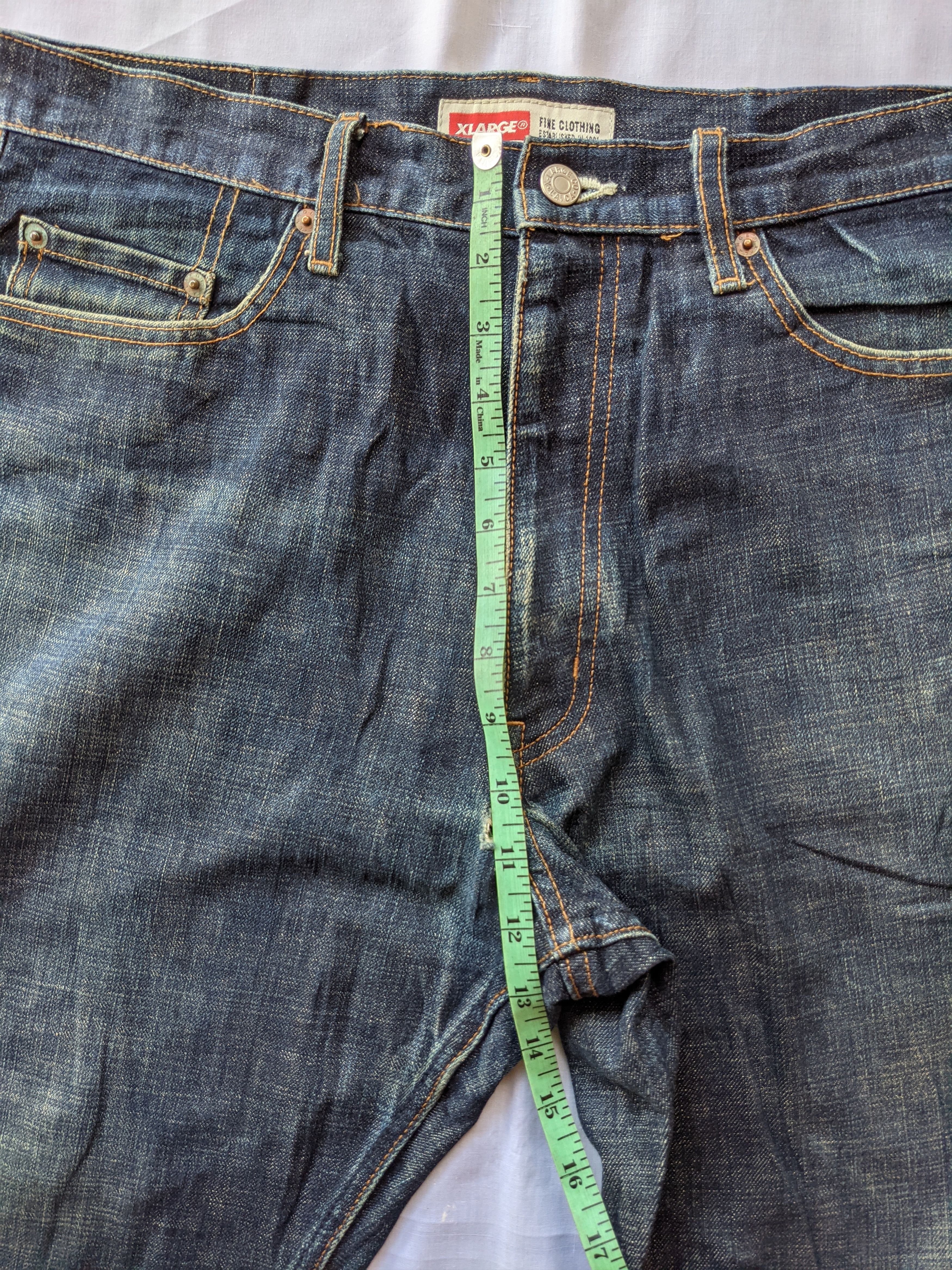 Xlarge Distressed fullprint XLarge jeans/Number (N)ine Size US 34 / EU 50 - 6 Thumbnail