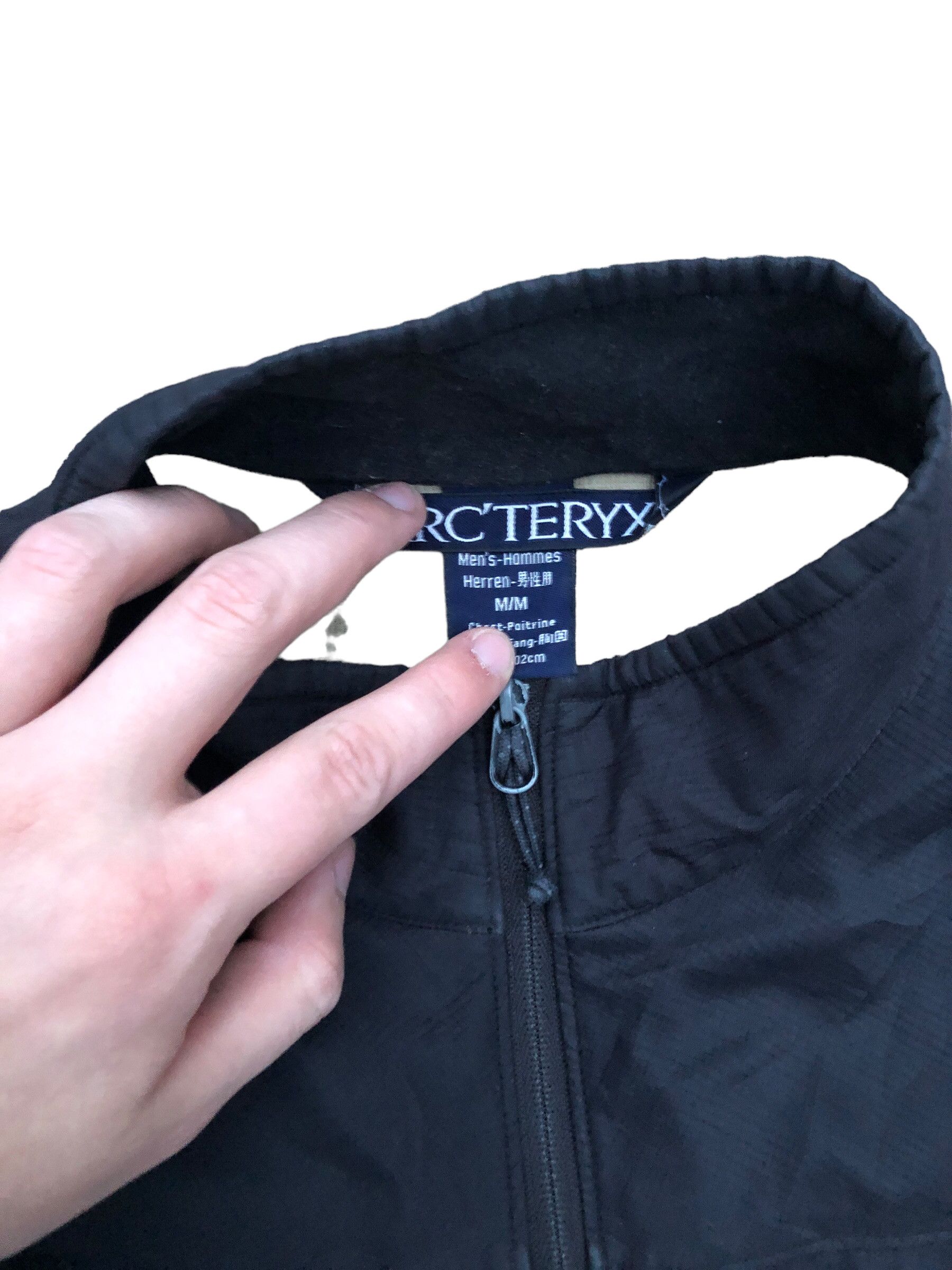 Arc'teryx × Vintage Vintage Arc'Teryx Herren Jacket Black/Green Medium Size US M / EU 48-50 / 2 - 5 Thumbnail