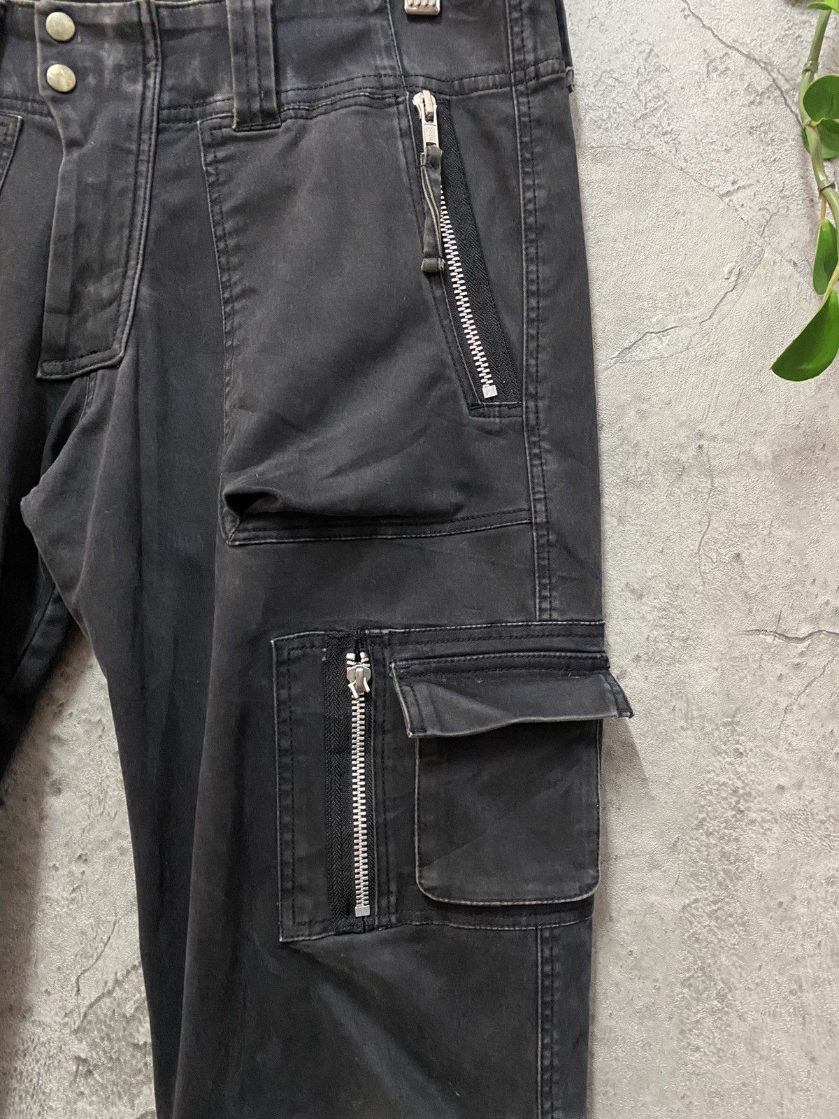 Designer × Japanese Brand WD Japan Flared Tactical Bondage Faded Valvet Cargo Pants Size US 31 - 7 Thumbnail