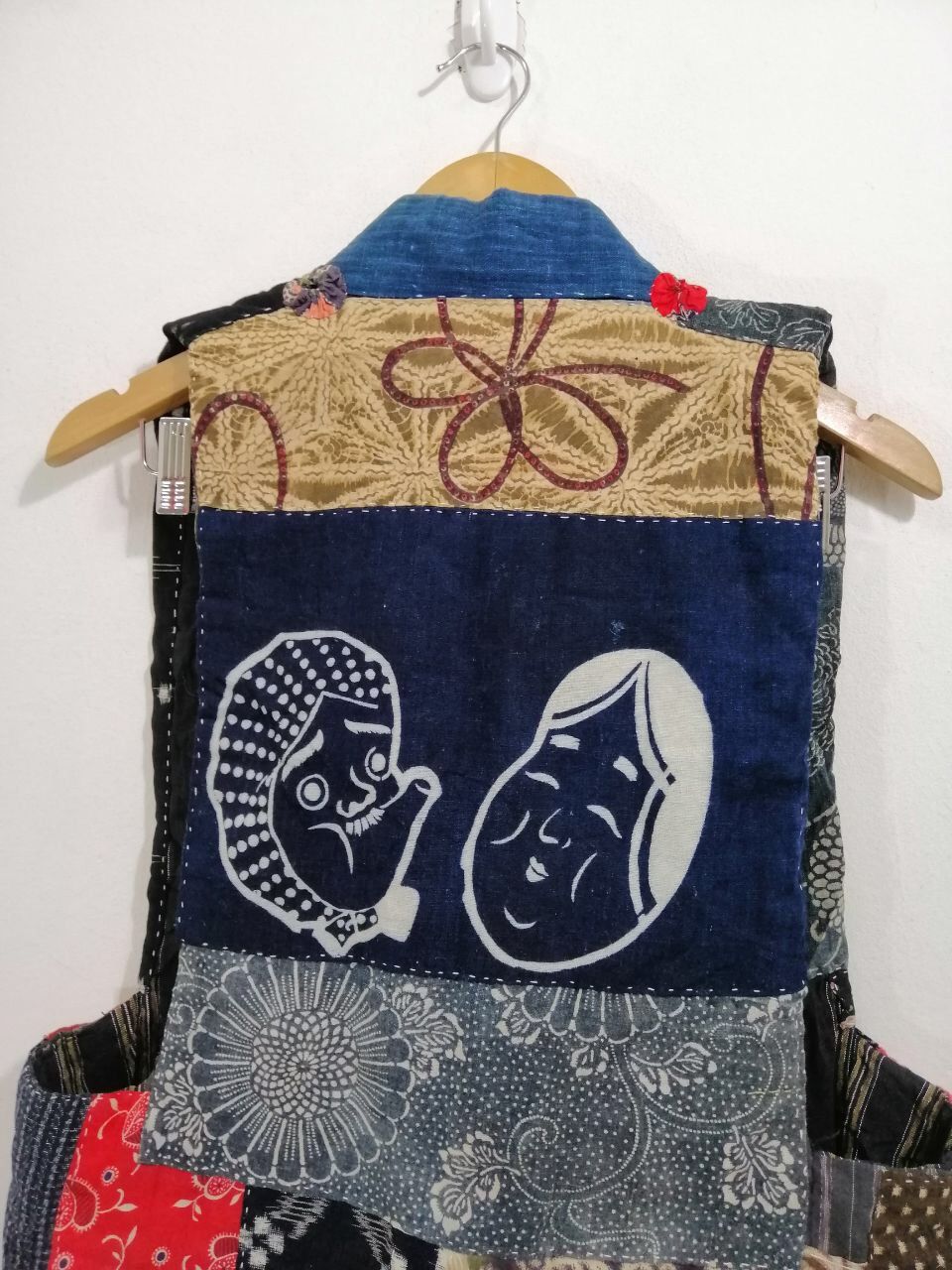 Indigo Japanese Culture Patchwork Kimono Vest Indigo Kapital Boro Size US M / EU 48-50 / 2 - 6 Thumbnail
