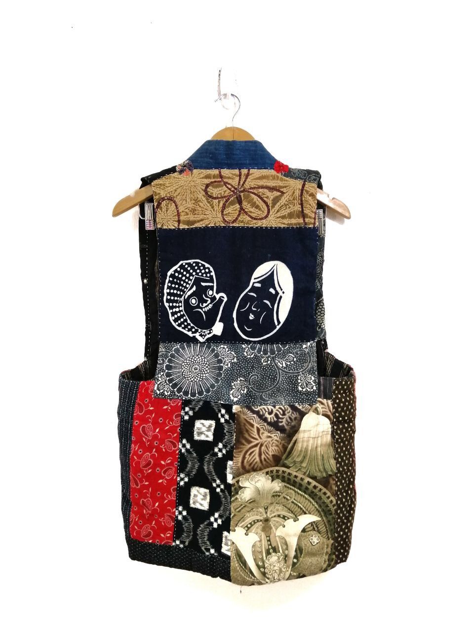 Indigo Japanese Culture Patchwork Kimono Vest Indigo Kapital Boro Size US M / EU 48-50 / 2 - 1 Thumbnail