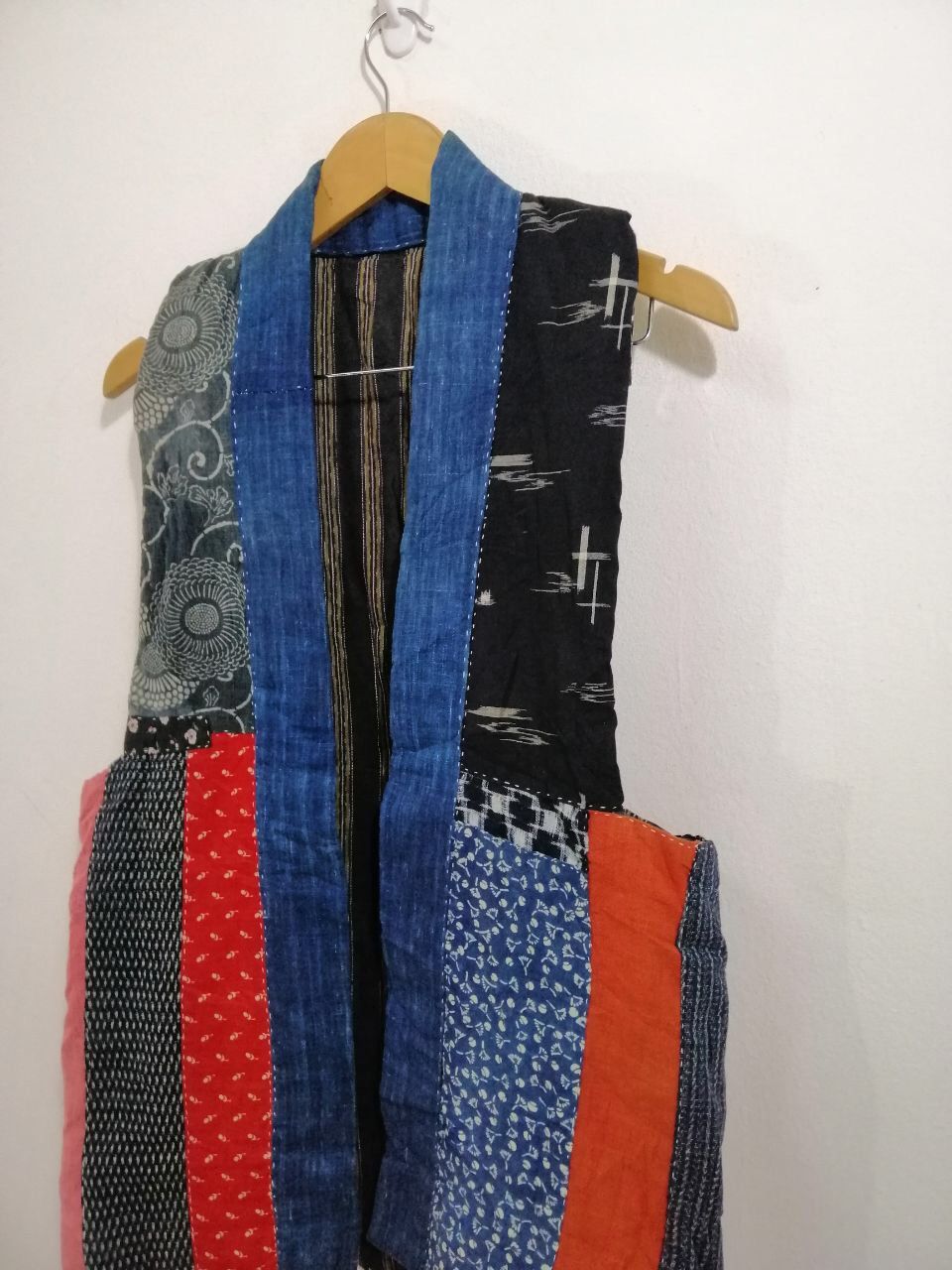 Indigo Japanese Culture Patchwork Kimono Vest Indigo Kapital Boro Size US M / EU 48-50 / 2 - 3 Thumbnail
