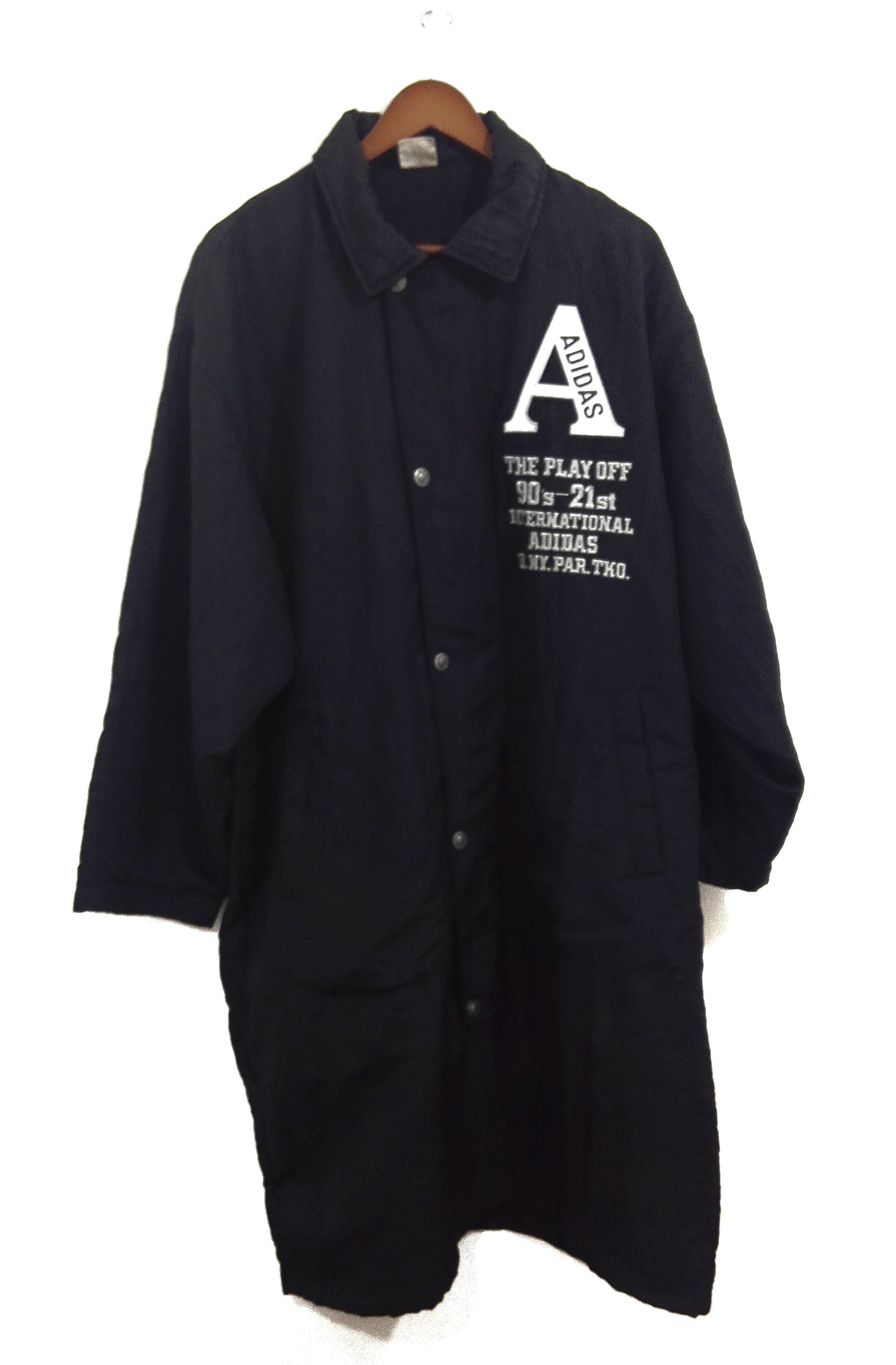 Adidas × Vintage Vintage 90s Adidas Parka Design A Logo Design 11 Size US L / EU 52-54 / 3 - 1 Thumbnail