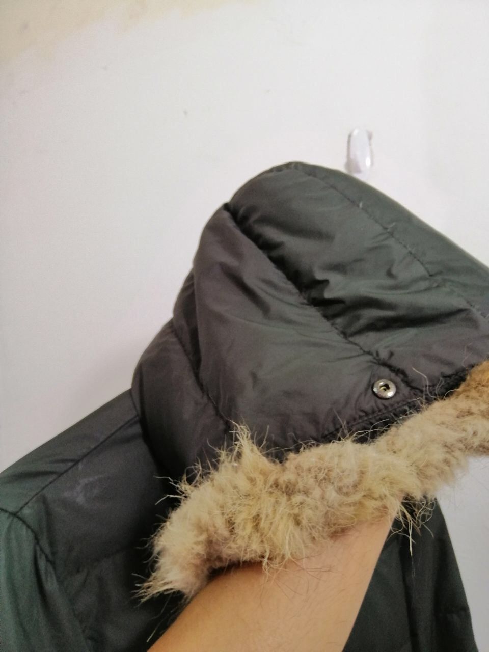 Moncler Moncler Puffer Down Jacket With Fur Hoodies Nice Design Size US S / EU 44-46 / 1 - 7 Thumbnail