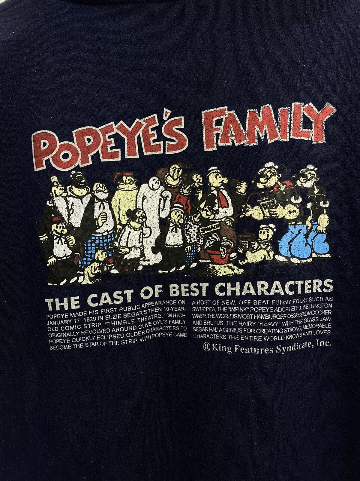 Cartoon Network × Disney Popeye Hoodies Popeye’s Family Design All Characters Size US M / EU 48-50 / 2 - 4 Thumbnail