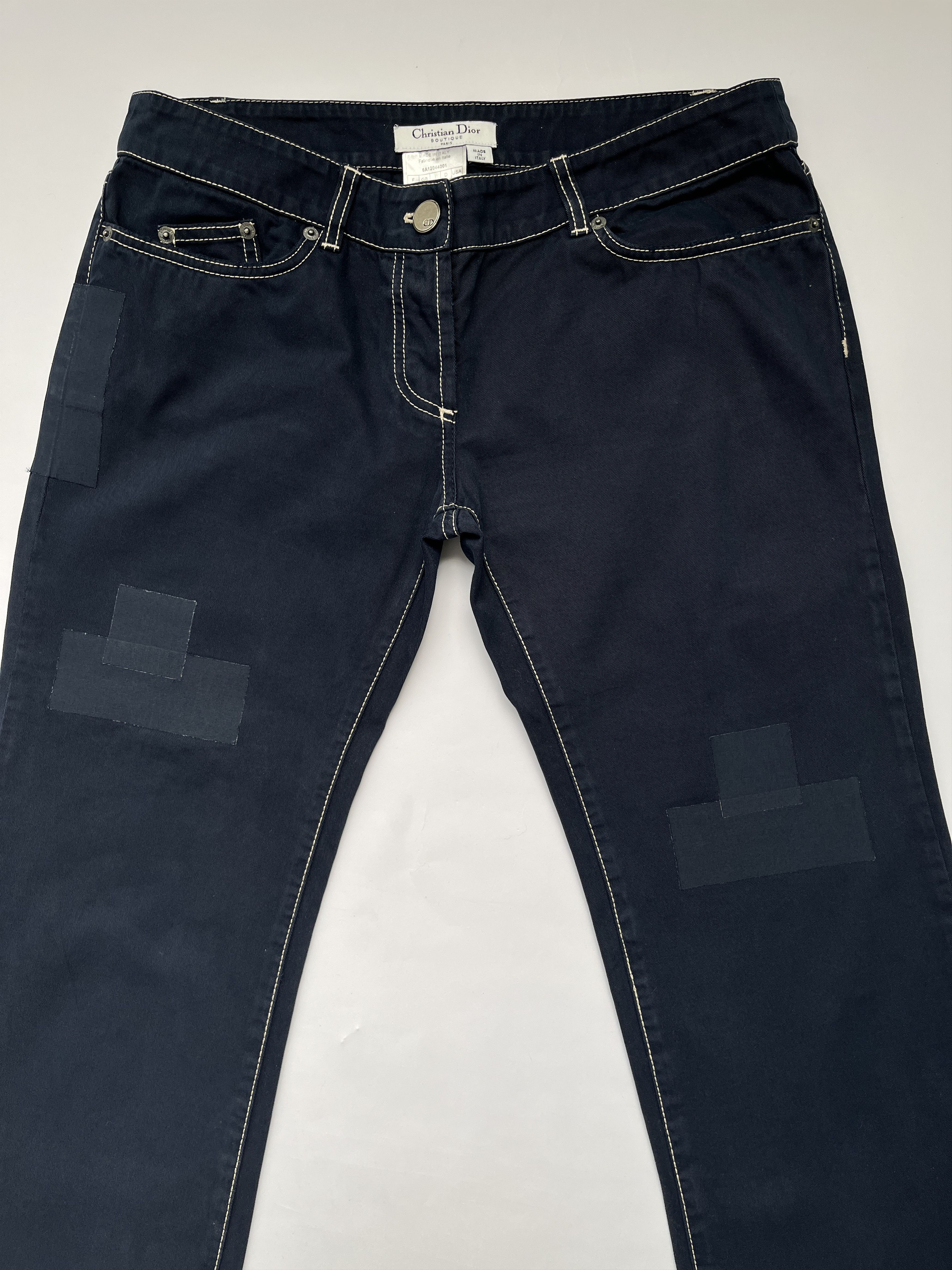 Dior ⚡️QUICK SALE⚡️2006 Dior John Galliano Navy Jeans Pants Size 30" / US 8 / IT 44 - 3 Thumbnail