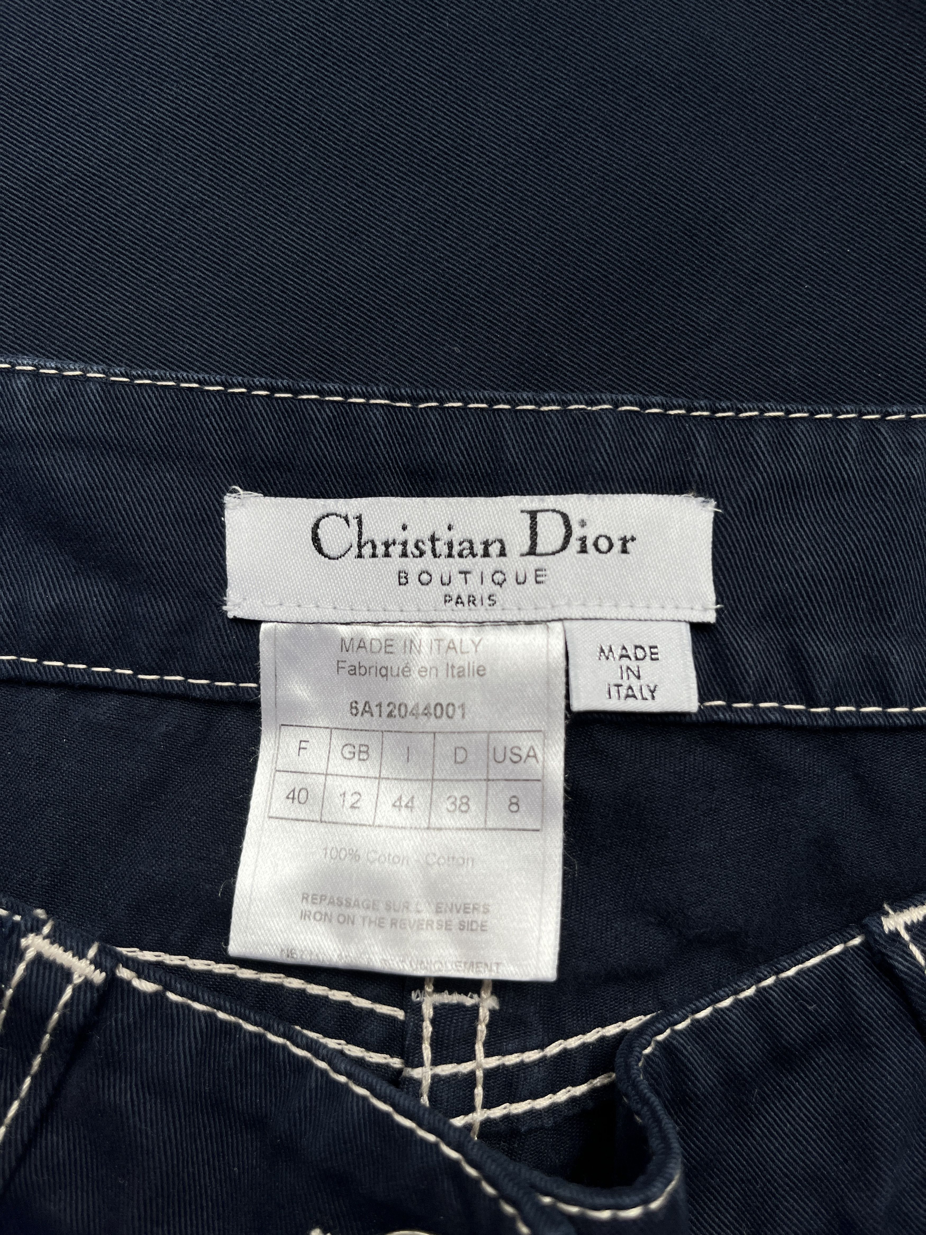 Dior ⚡️QUICK SALE⚡️2006 Dior John Galliano Navy Jeans Pants Size 30" / US 8 / IT 44 - 5 Thumbnail