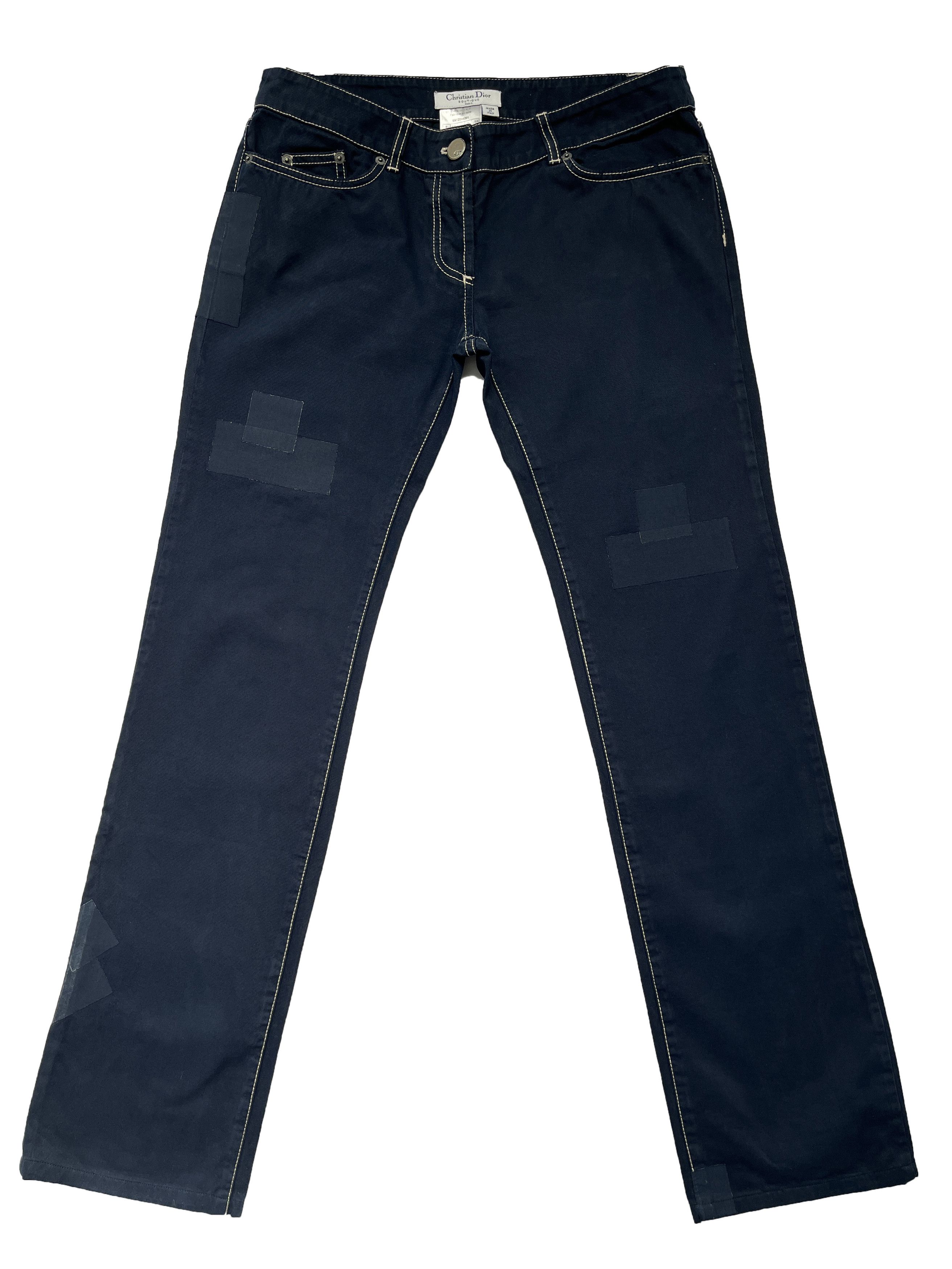 Dior ⚡️QUICK SALE⚡️2006 Dior John Galliano Navy Jeans Pants Size 30" / US 8 / IT 44 - 1 Thumbnail