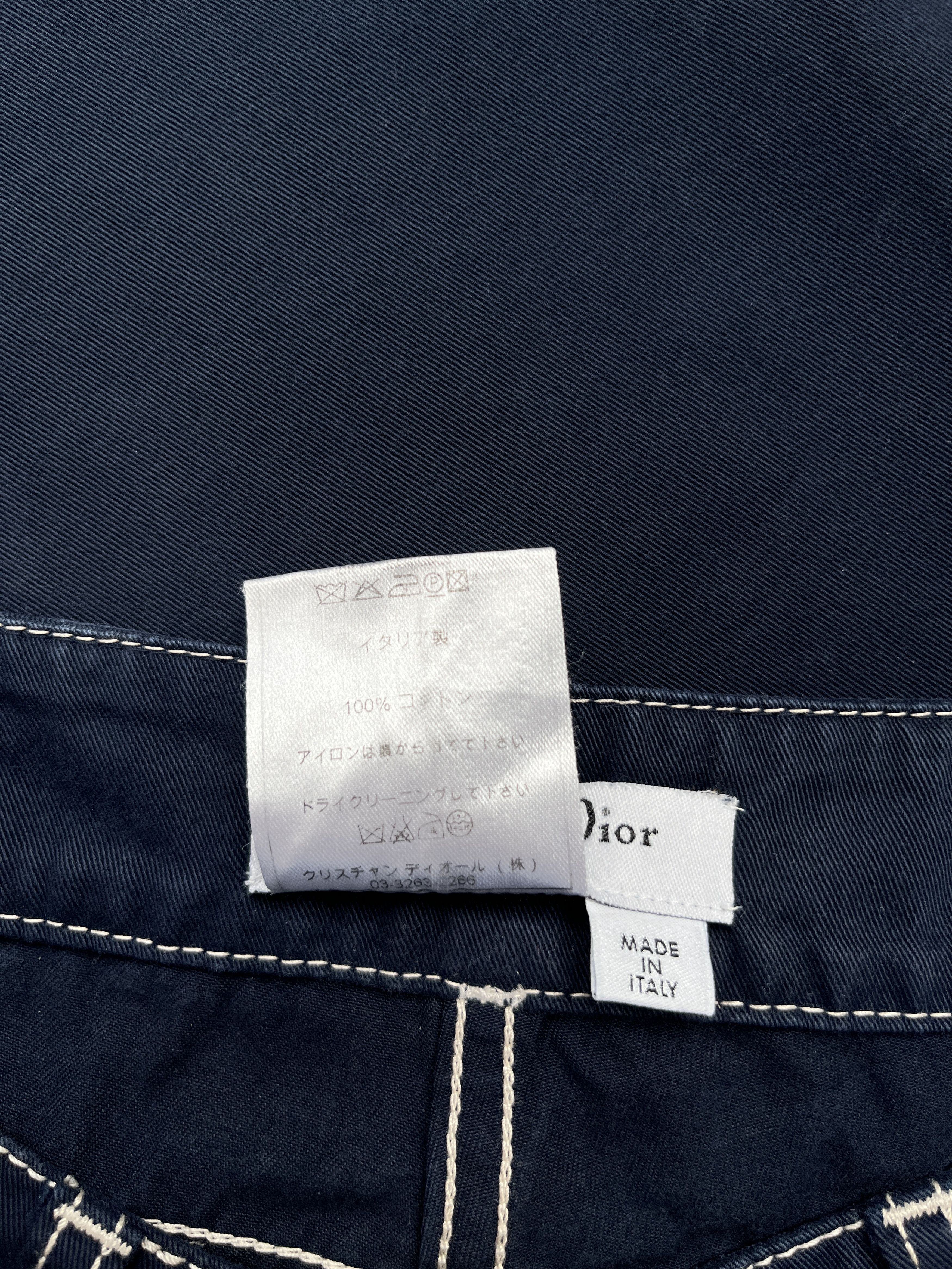 Dior ⚡️QUICK SALE⚡️2006 Dior John Galliano Navy Jeans Pants Size 30" / US 8 / IT 44 - 6 Thumbnail
