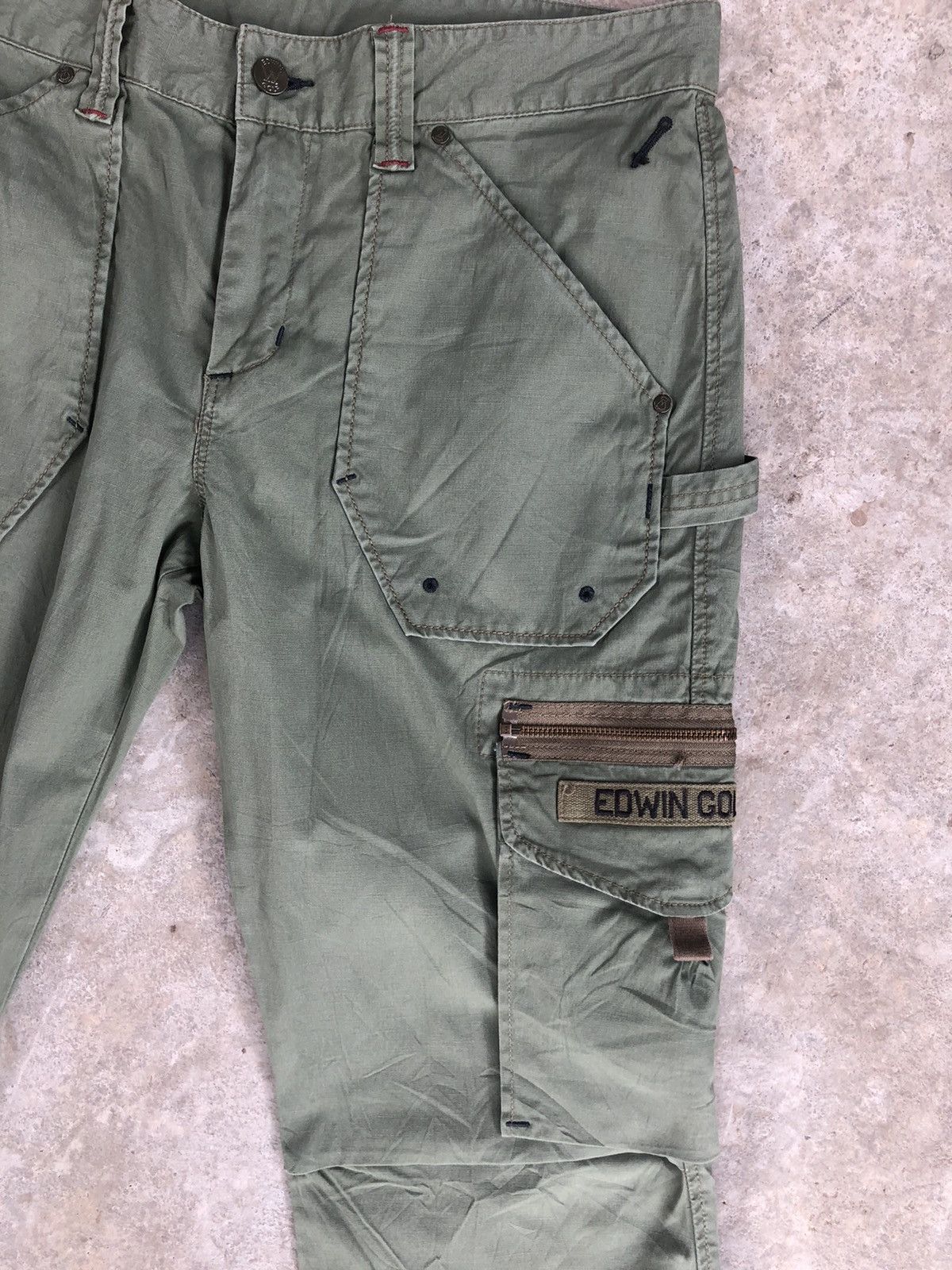 Edwin Japanese Edwin Flared Pants Cargo Pants Tactical Multipocket Size US 34 / EU 50 - 5 Thumbnail