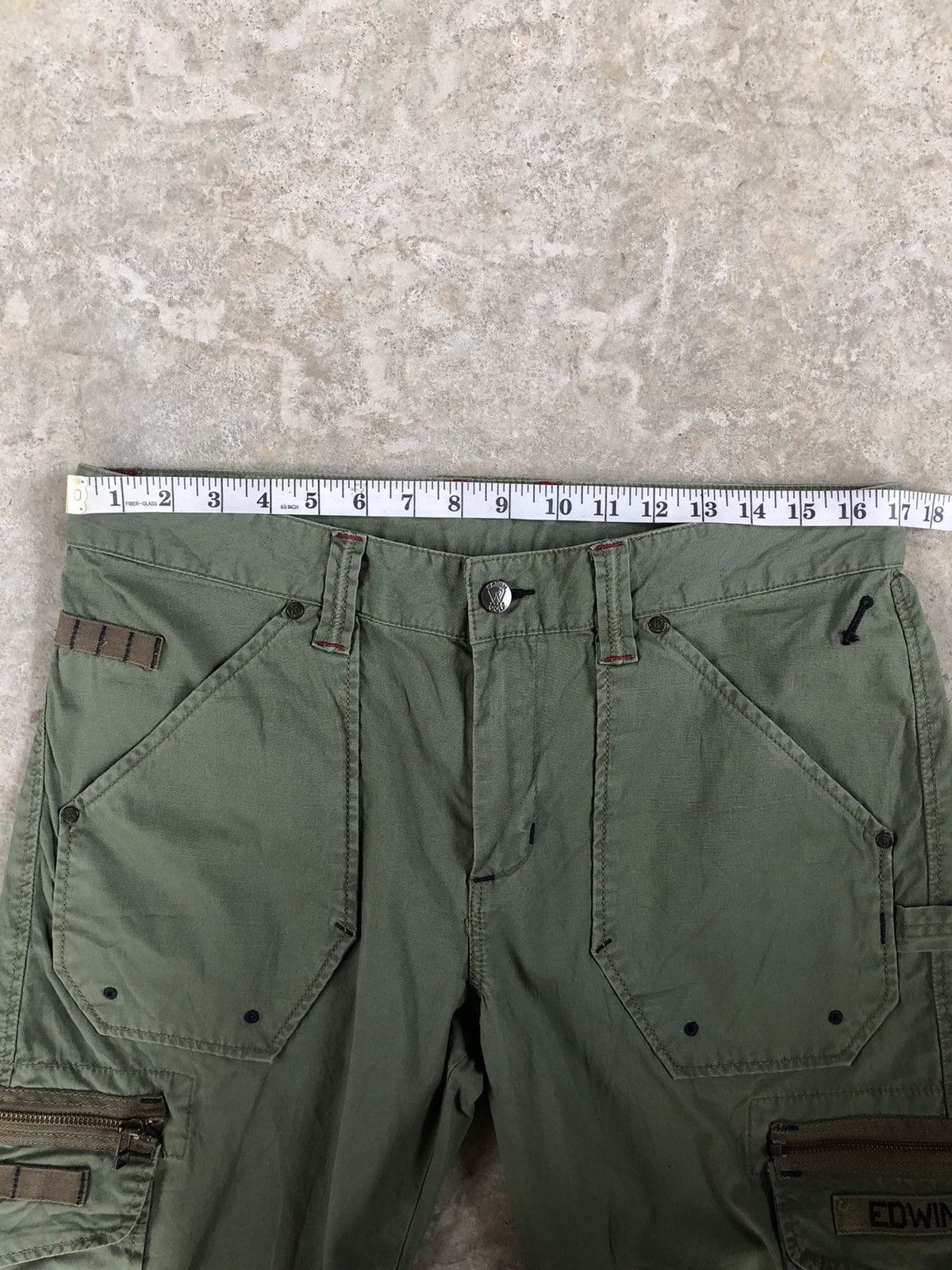 Edwin Japanese Edwin Flared Pants Cargo Pants Tactical Multipocket Size US 34 / EU 50 - 15 Thumbnail