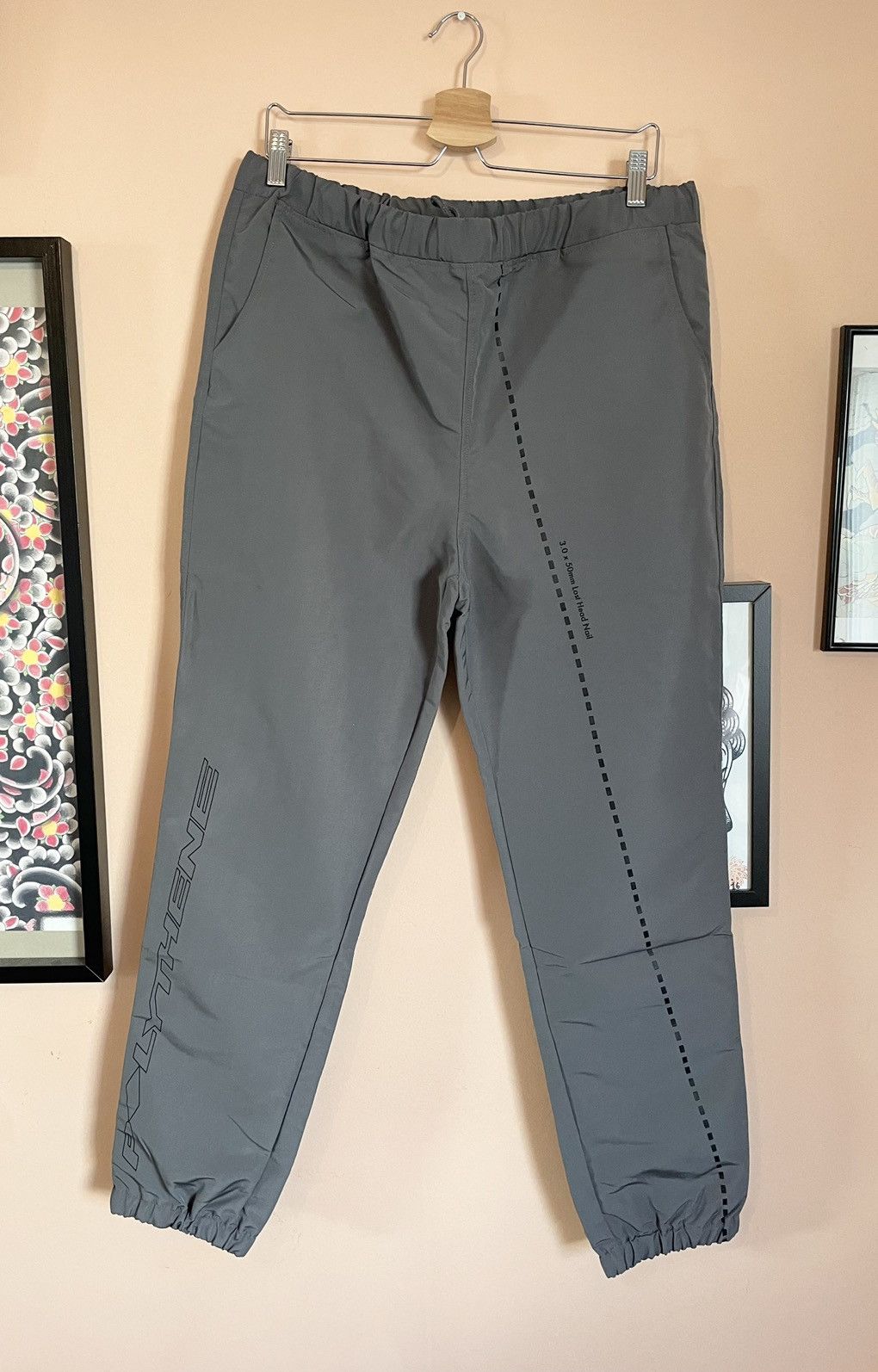 A-COLD-WALL* × Samuel Ross Polythene * Optics by Samuel Ross nylon track pants Size US 34 / EU 50 - 1 Thumbnail