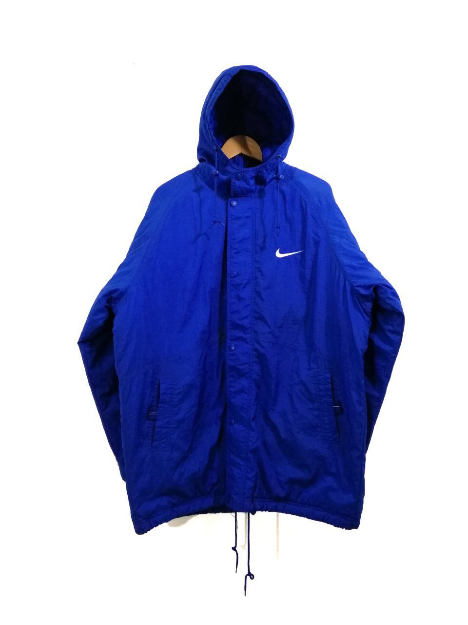 Nike × Vintage Vintage NIKE Jacket With Hoodies Embroidery Logo Big Logo Size US L / EU 52-54 / 3 - 2 Thumbnail