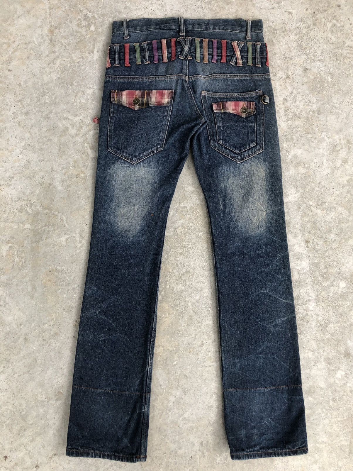 Hysteric Glamour Japanese Double Focus Double Waist Distressed Jeans Size US 31 - 2 Thumbnail
