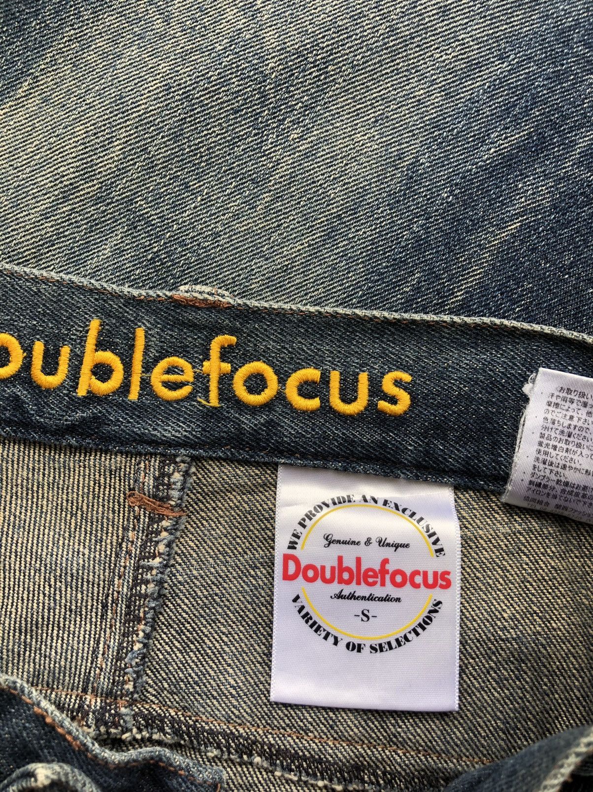 Hysteric Glamour Japanese Double Focus Double Waist Distressed Jeans Size US 31 - 13 Thumbnail