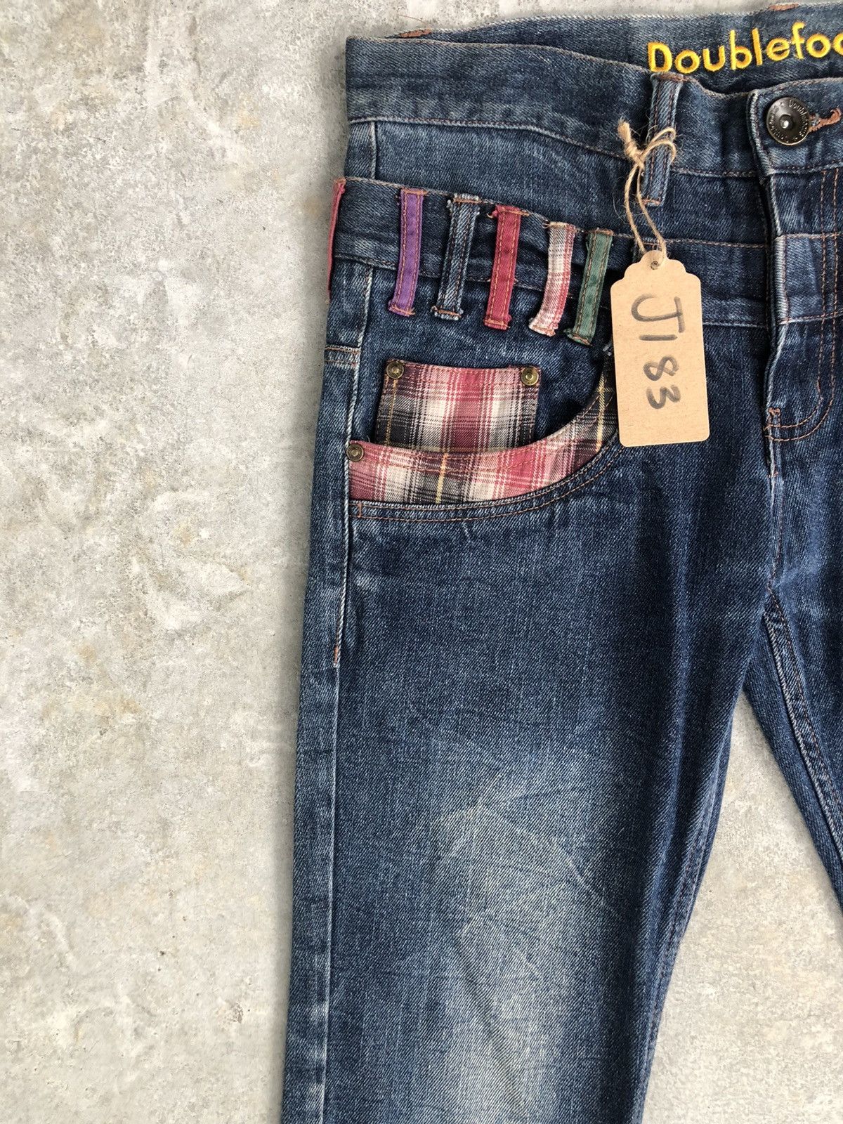 Hysteric Glamour Japanese Double Focus Double Waist Distressed Jeans Size US 31 - 5 Thumbnail