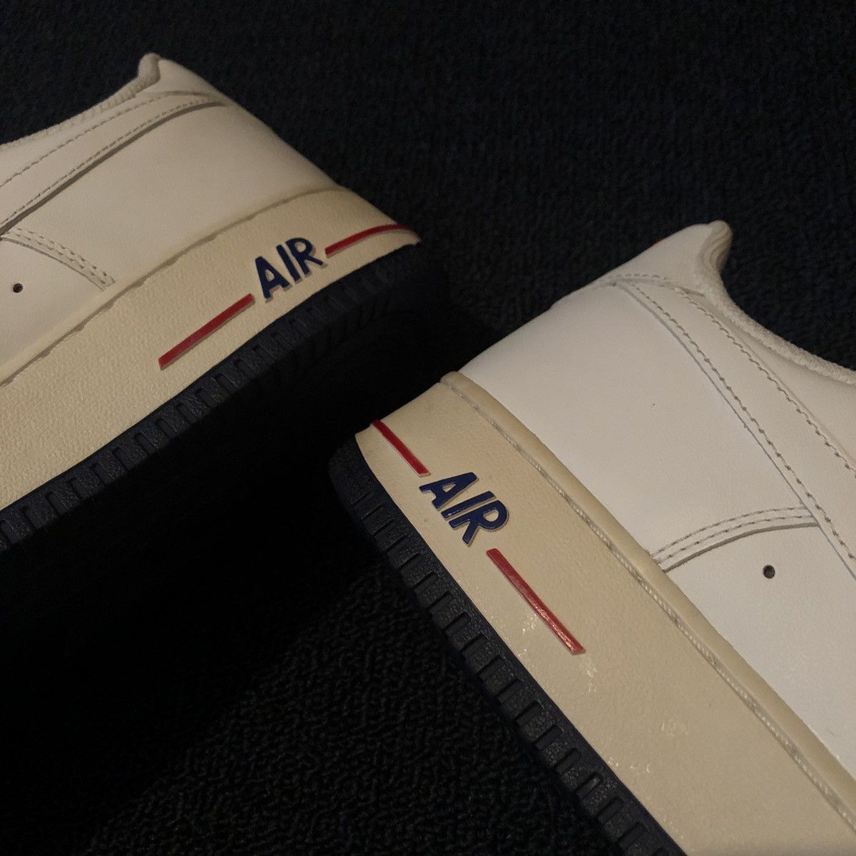 Nike × Vintage Vintage Rare Nike Air Force 1 Aged White Red Blue Low Shoes Size US 10.5 / EU 43-44 - 6 Thumbnail