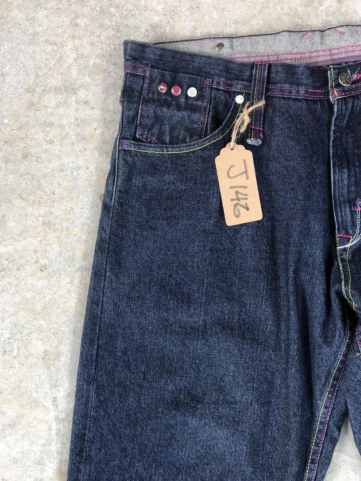 Artful Dodger Artful Dodger Skulls Embroidered Jeans Size US 37 - 4 Thumbnail