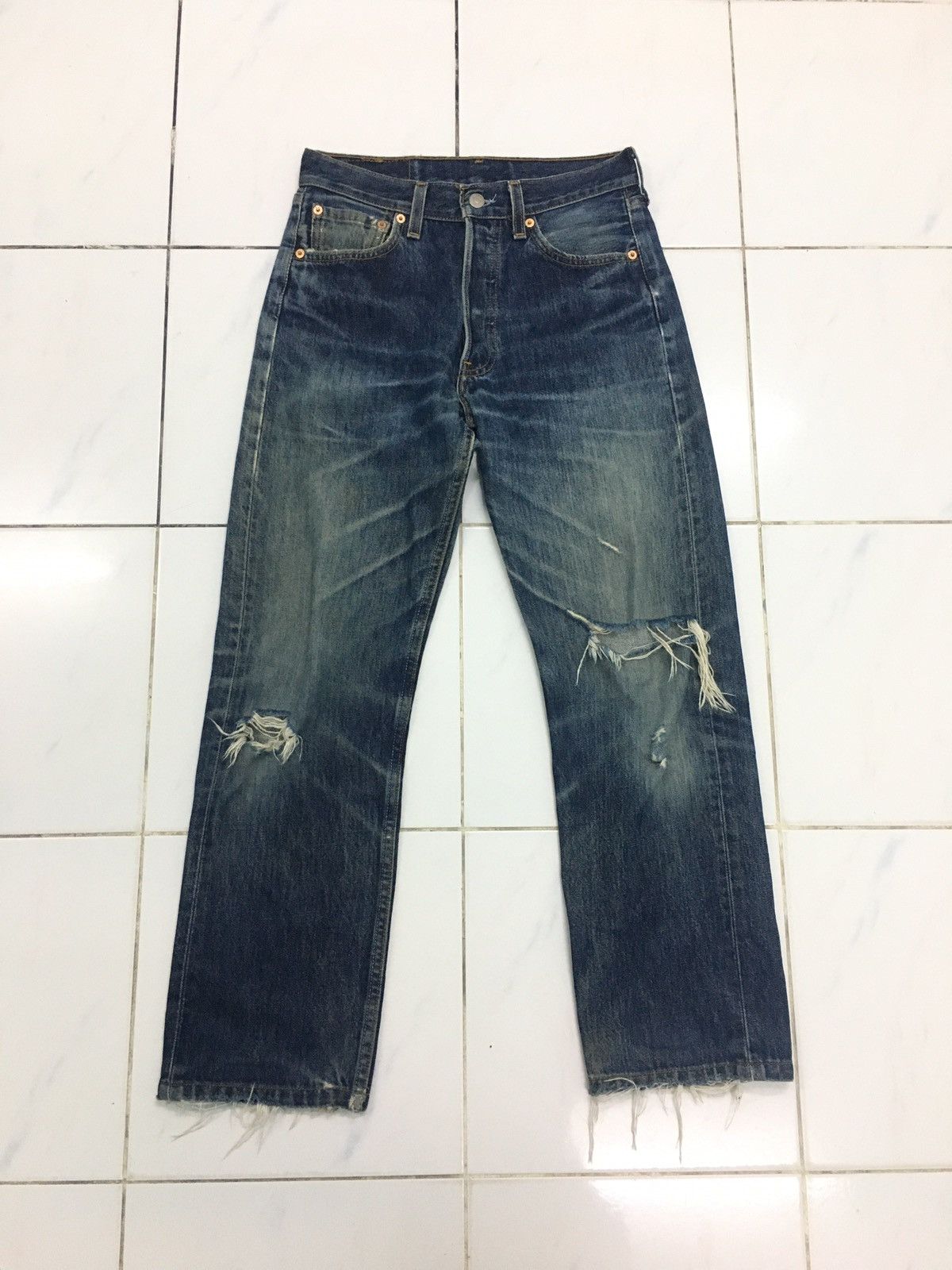 Vintage 501 Distressed Jeans