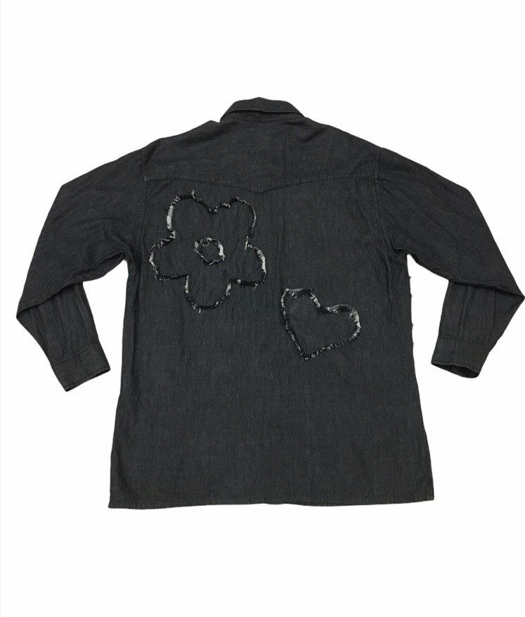 Moschino Patched Denim Shirt Size US L / EU 52-54 / 3 - 3 Thumbnail