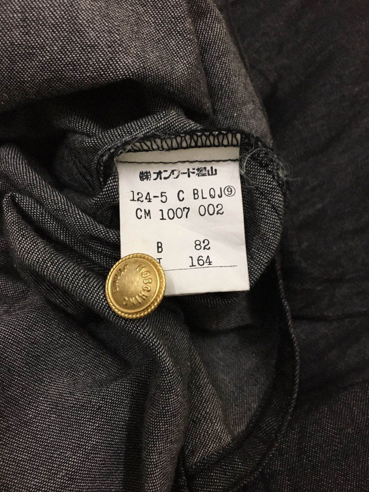 Moschino Patched Denim Shirt Size US L / EU 52-54 / 3 - 6 Thumbnail