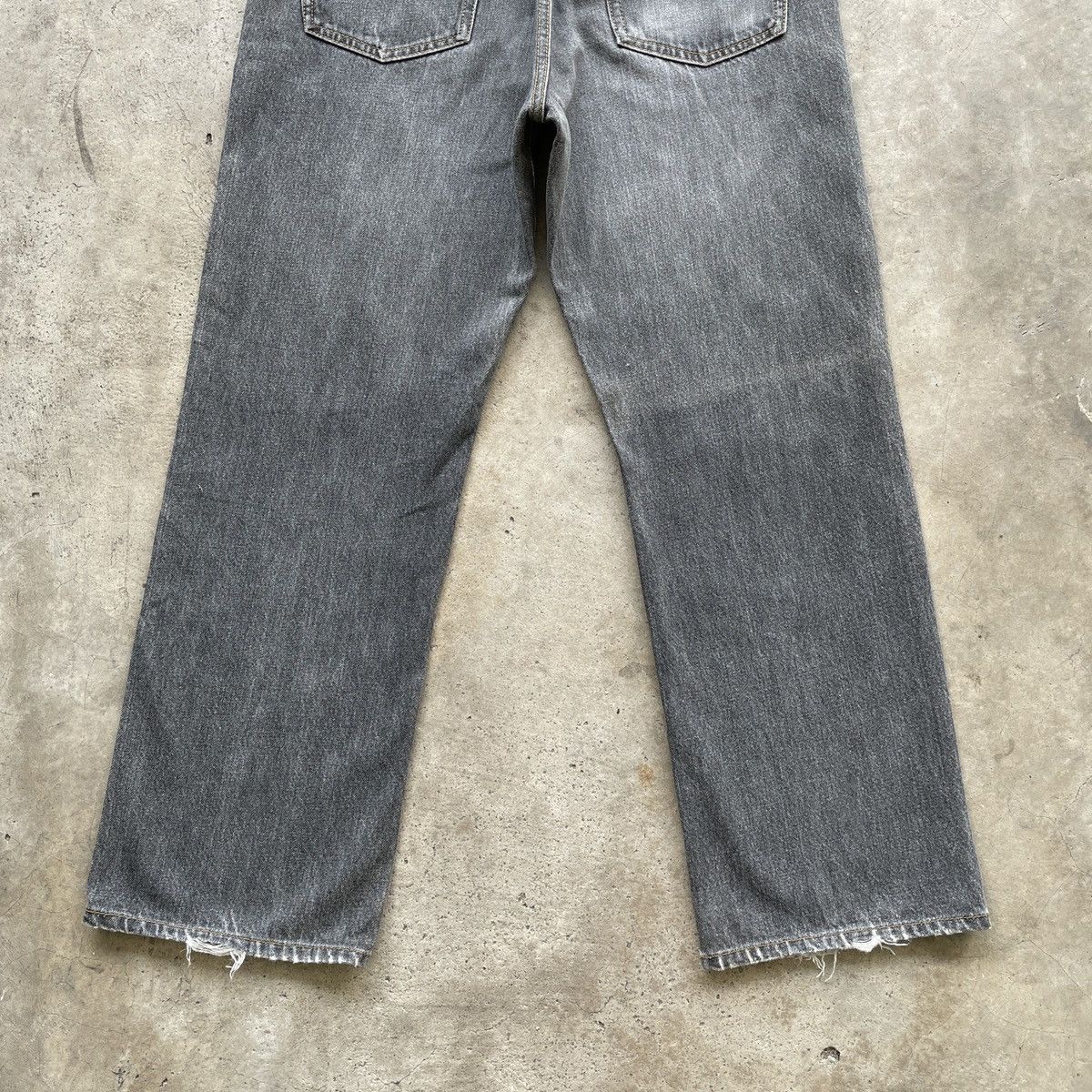 Vintage Vintage Zippo Faded Black Denim Jeans Pants Distressed W32 Size US 32 / EU 48 - 12 Thumbnail