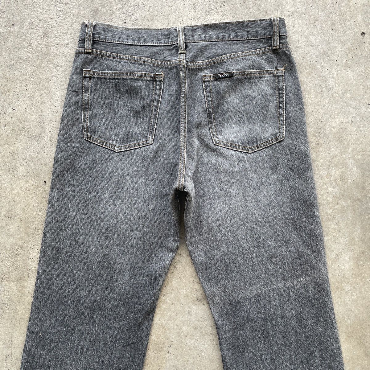 Vintage Vintage Zippo Faded Black Denim Jeans Pants Distressed W32 Size US 32 / EU 48 - 11 Thumbnail