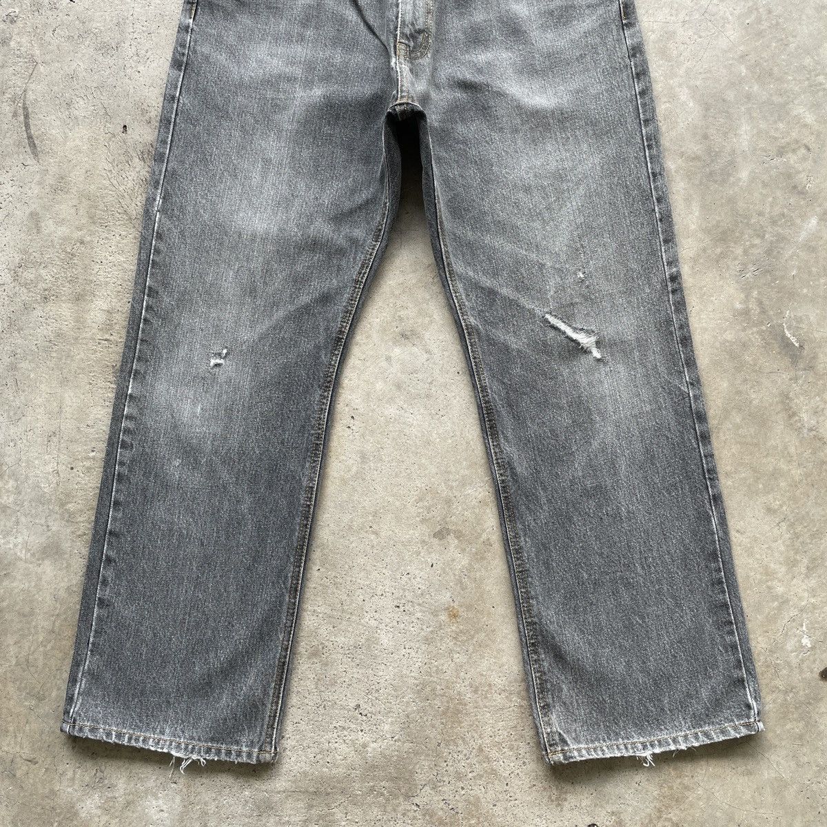 Vintage Vintage Zippo Faded Black Denim Jeans Pants Distressed W32 Size US 32 / EU 48 - 4 Thumbnail
