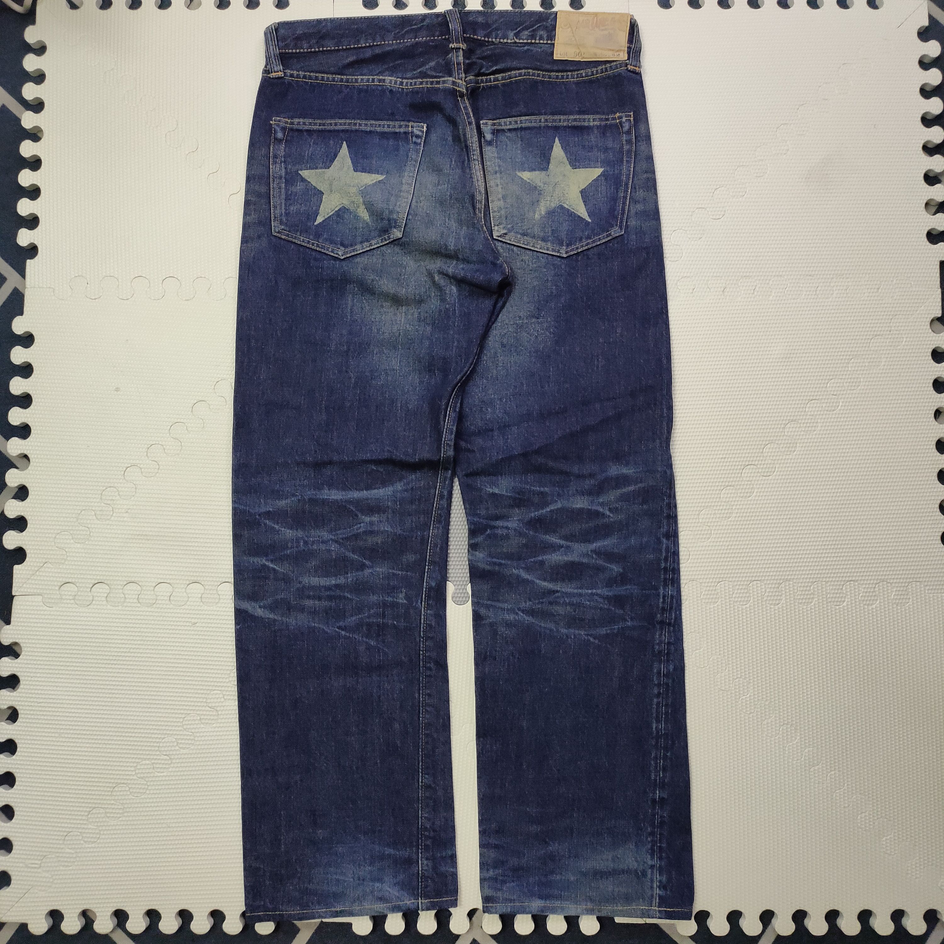 Sugar Cane Sugar Cane Distressed Jeans One Star Size US 32 / EU 48 - 3 Thumbnail