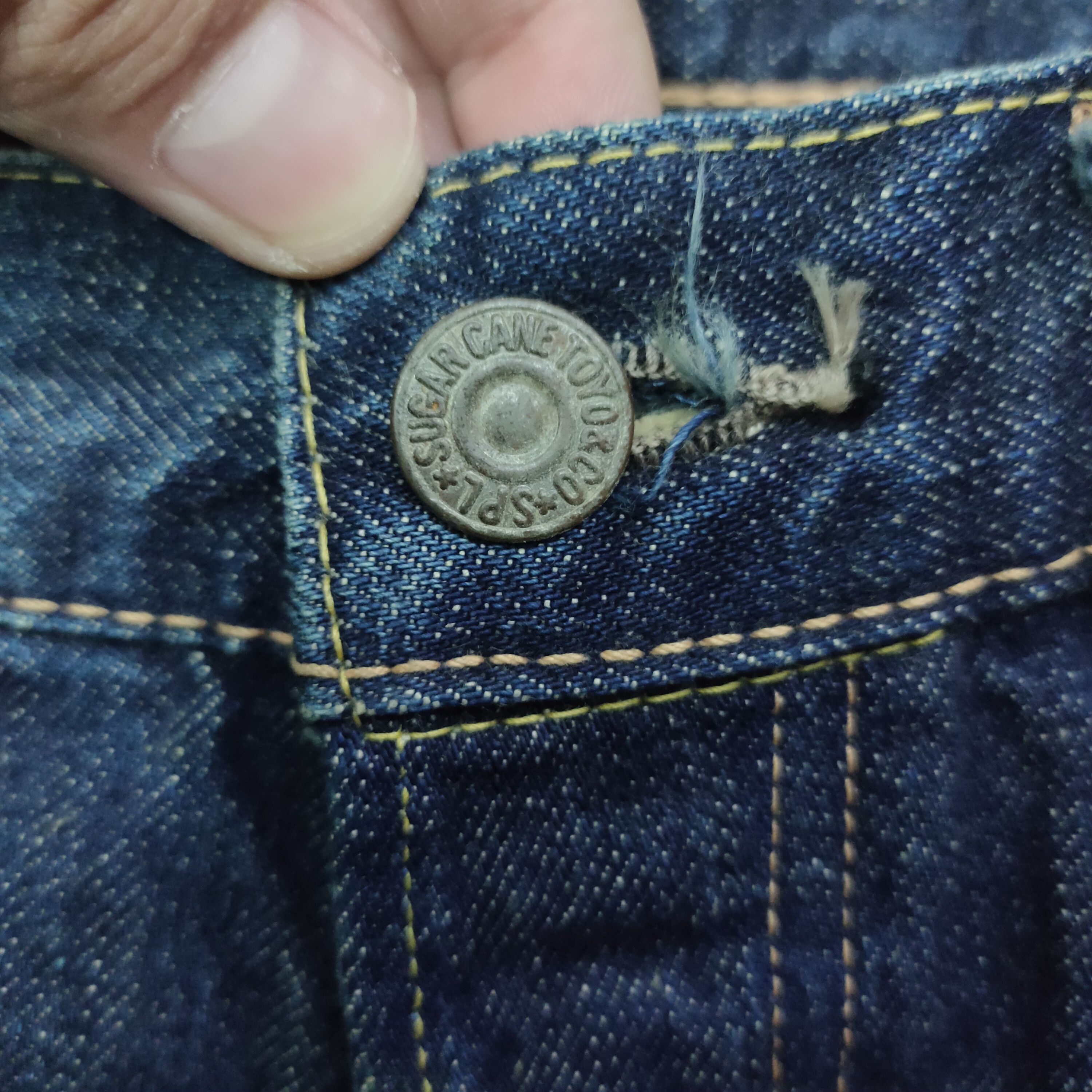 Sugar Cane Sugar Cane Distressed Jeans One Star Size US 32 / EU 48 - 8 Thumbnail