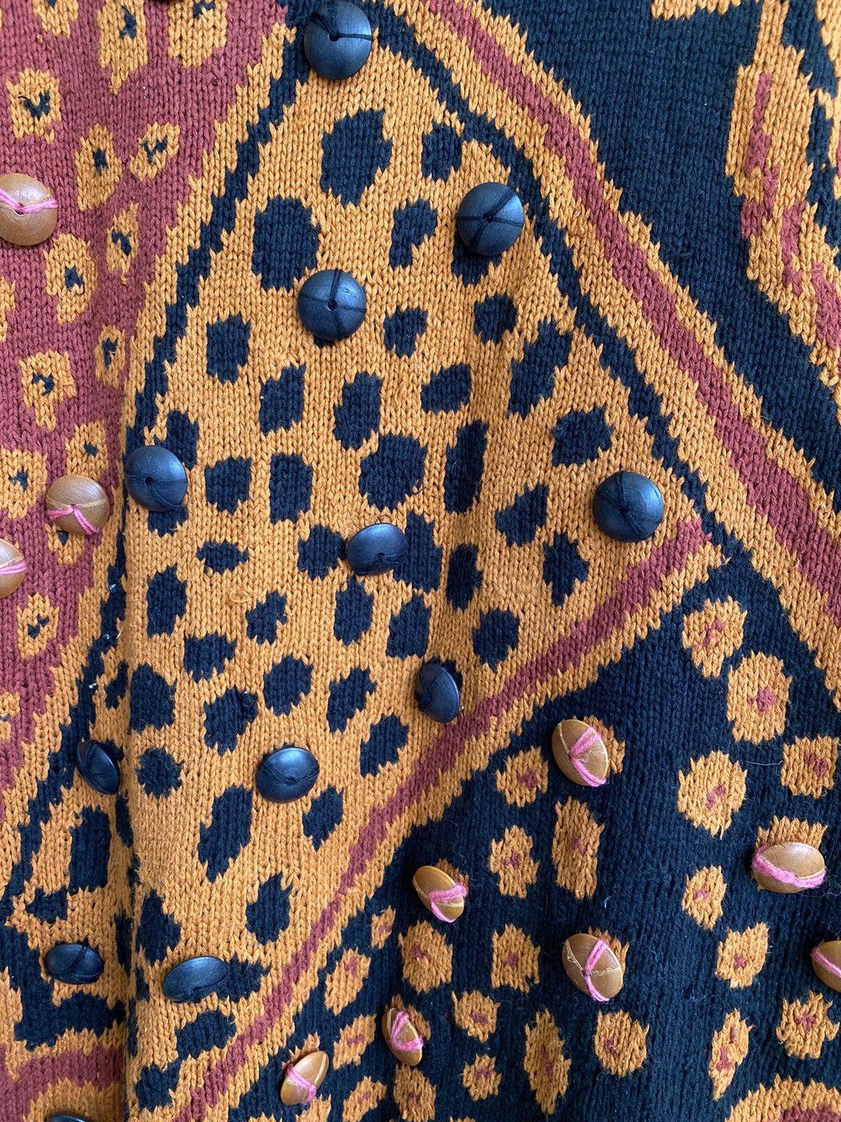 Designer × Japanese Brand × Vintage ADRIENNE VITTADINI KNITWEAR BUTTON DESIGN Size US M / EU 48-50 / 2 - 6 Thumbnail