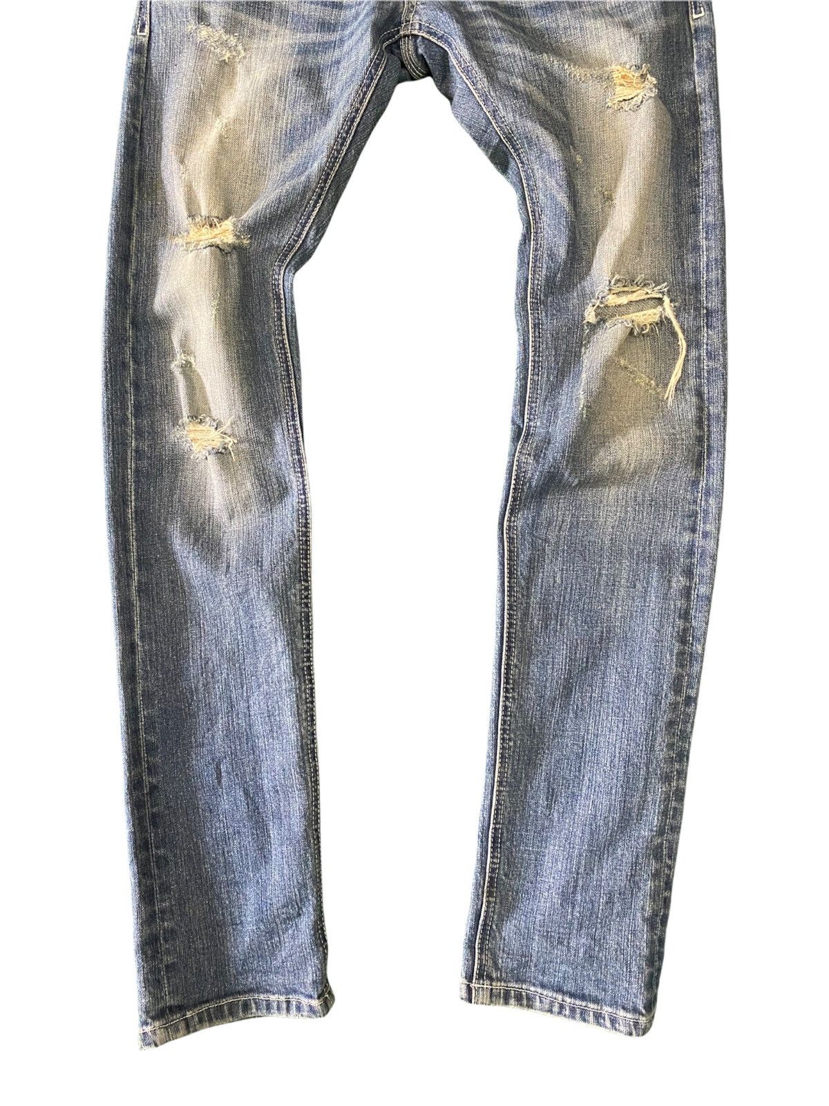 Designer × Japanese Brand Dean & Mc Queen Metro boy distress skinny jeans Size US 31 - 4 Thumbnail