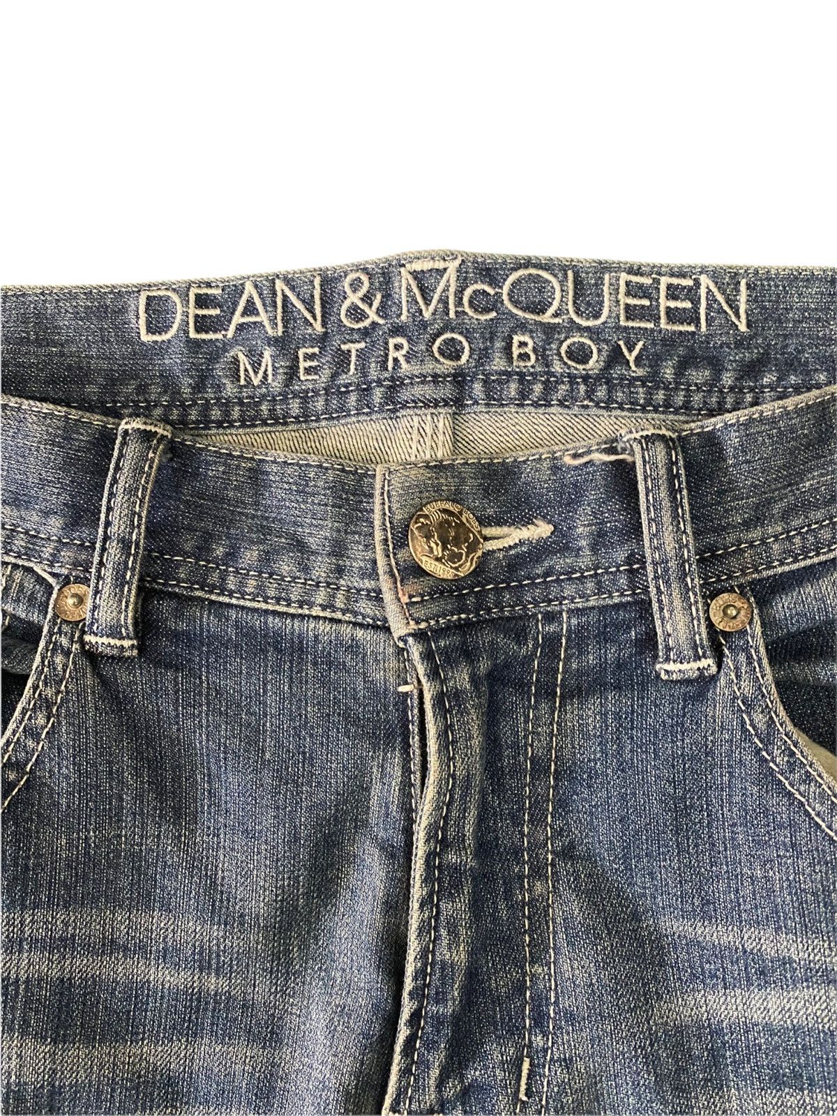 Designer × Japanese Brand Dean & Mc Queen Metro boy distress skinny jeans Size US 31 - 7 Thumbnail