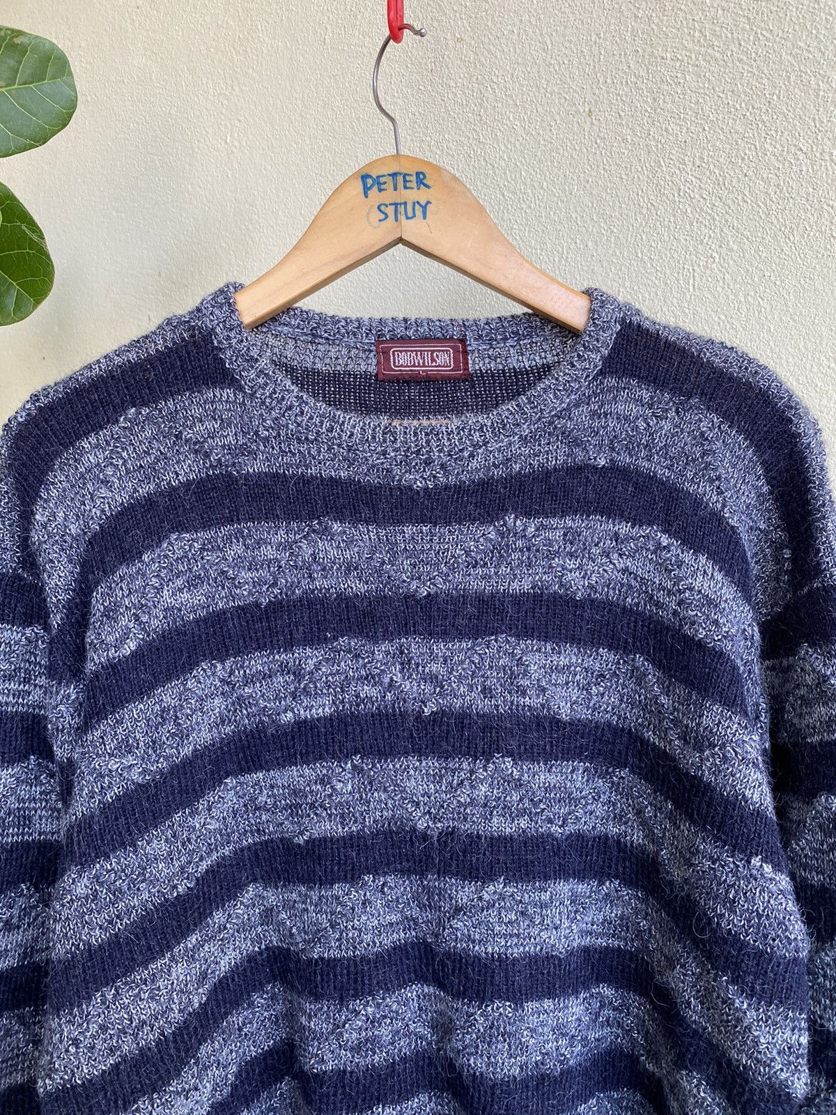 Japanese Brand × Vintage Vintage Bobwilson knitwear sweater Size US L / EU 52-54 / 3 - 3 Thumbnail