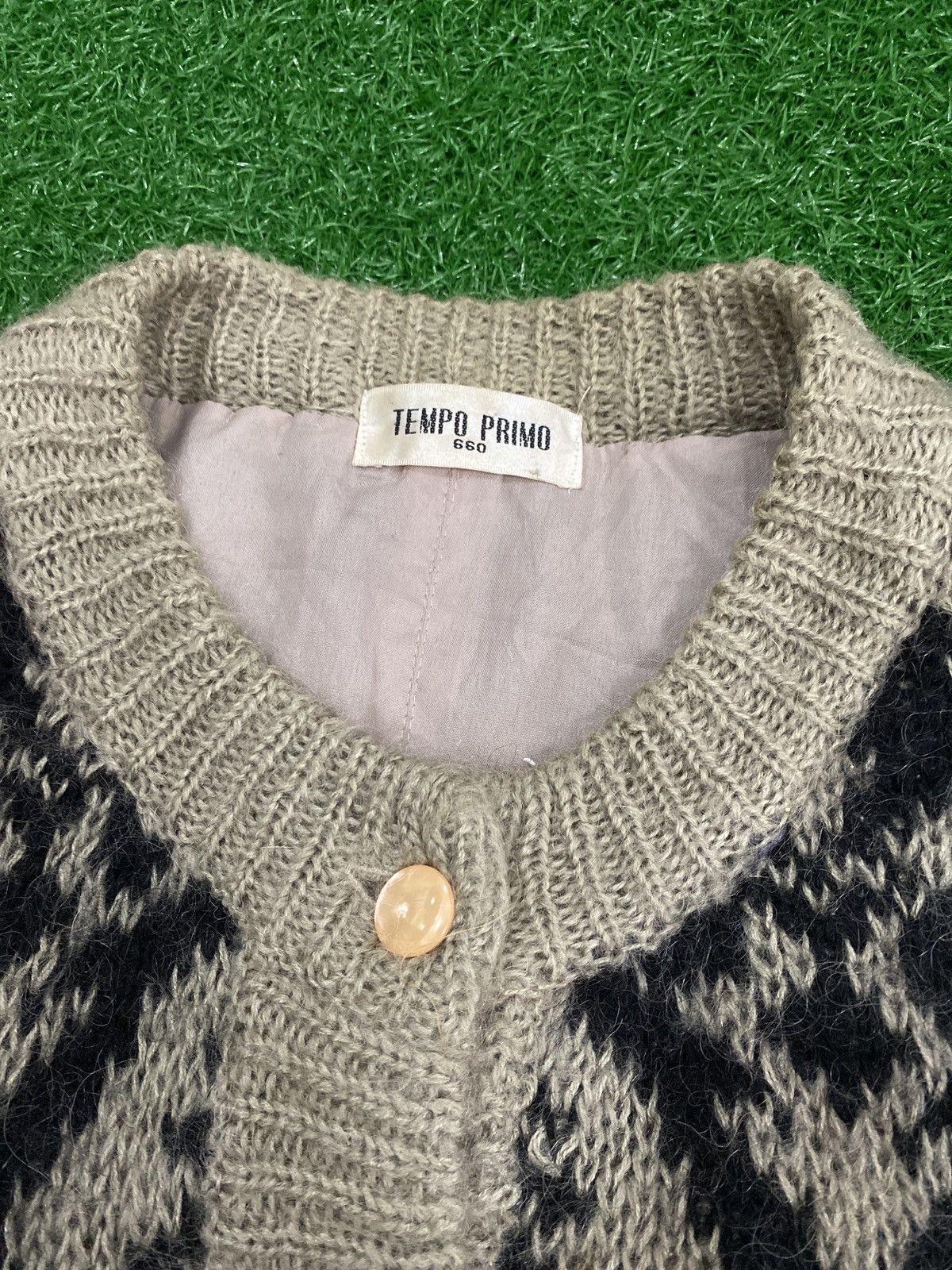 Japanese Brand × Vintage Vintage tempo primo knitwear jacket Size US M / EU 48-50 / 2 - 6 Thumbnail