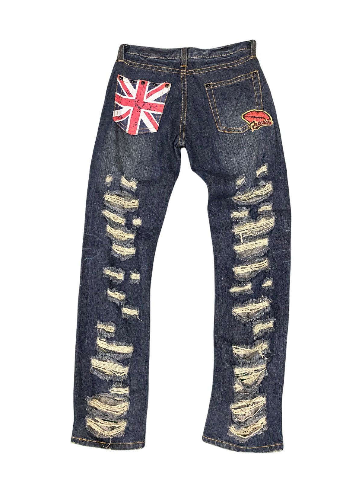 Blue Distress jeans