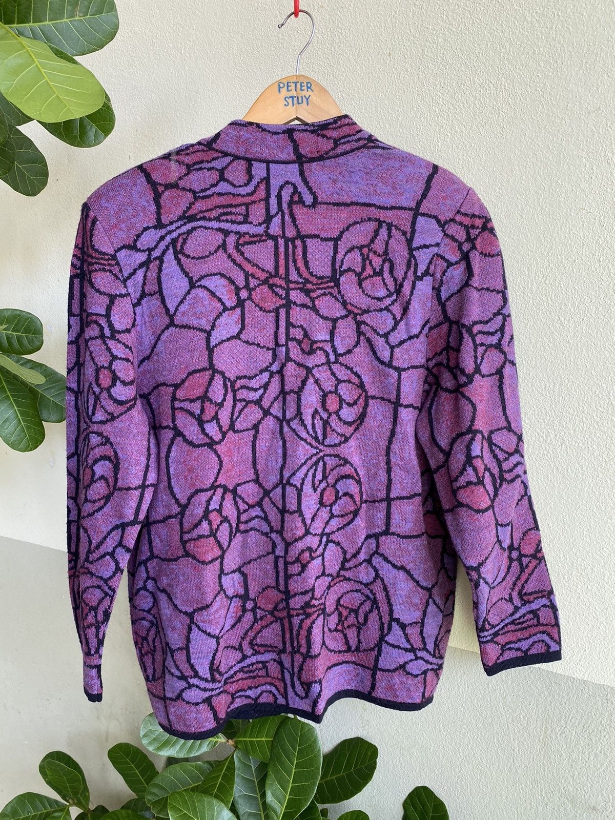 Designer Sugita bis made italy printed knitwear Size US L / EU 52-54 / 3 - 2 Thumbnail