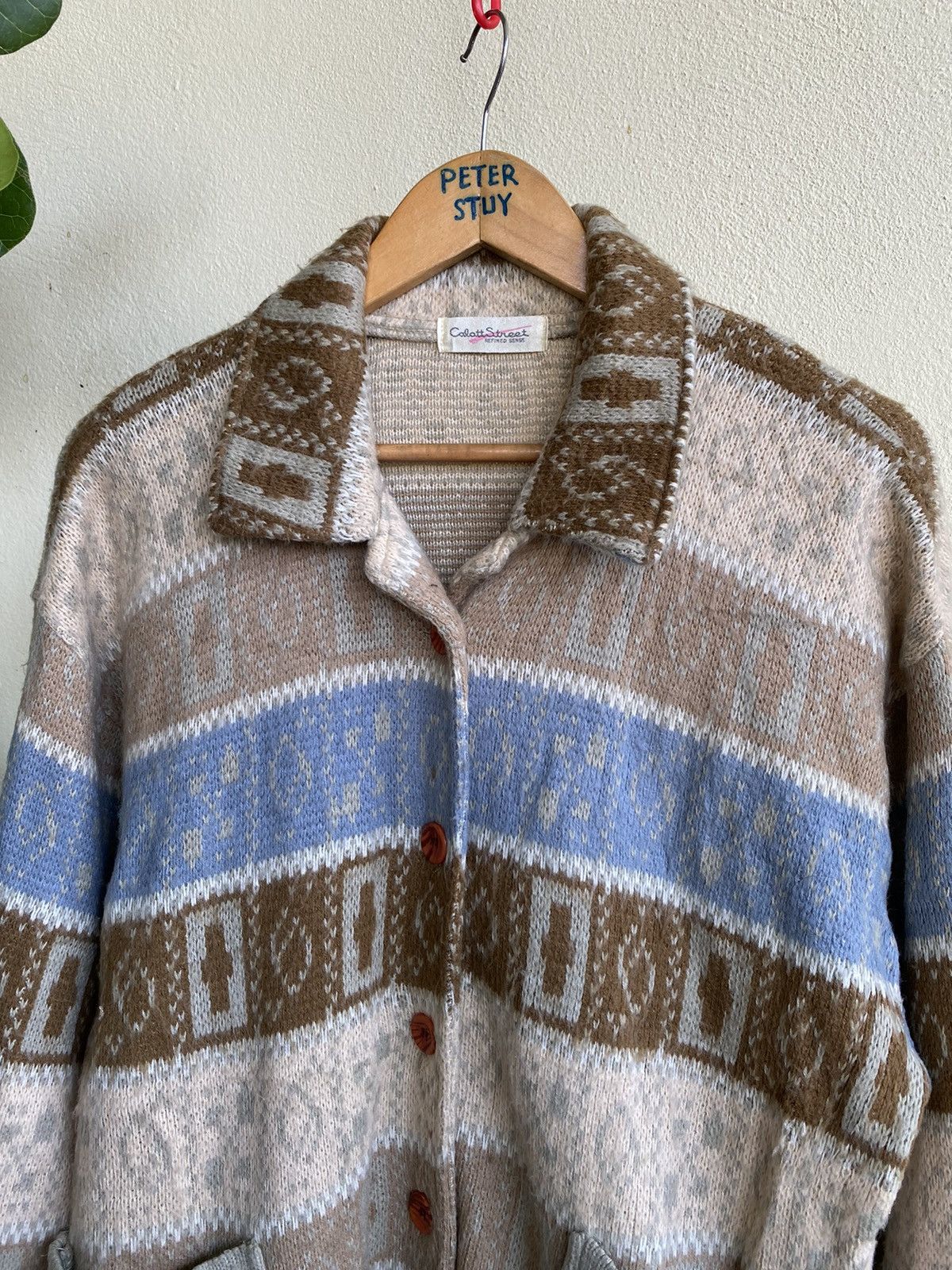 Japanese Brand × Vintage Vintage calatt street knitwear jacket Size US M / EU 48-50 / 2 - 3 Thumbnail