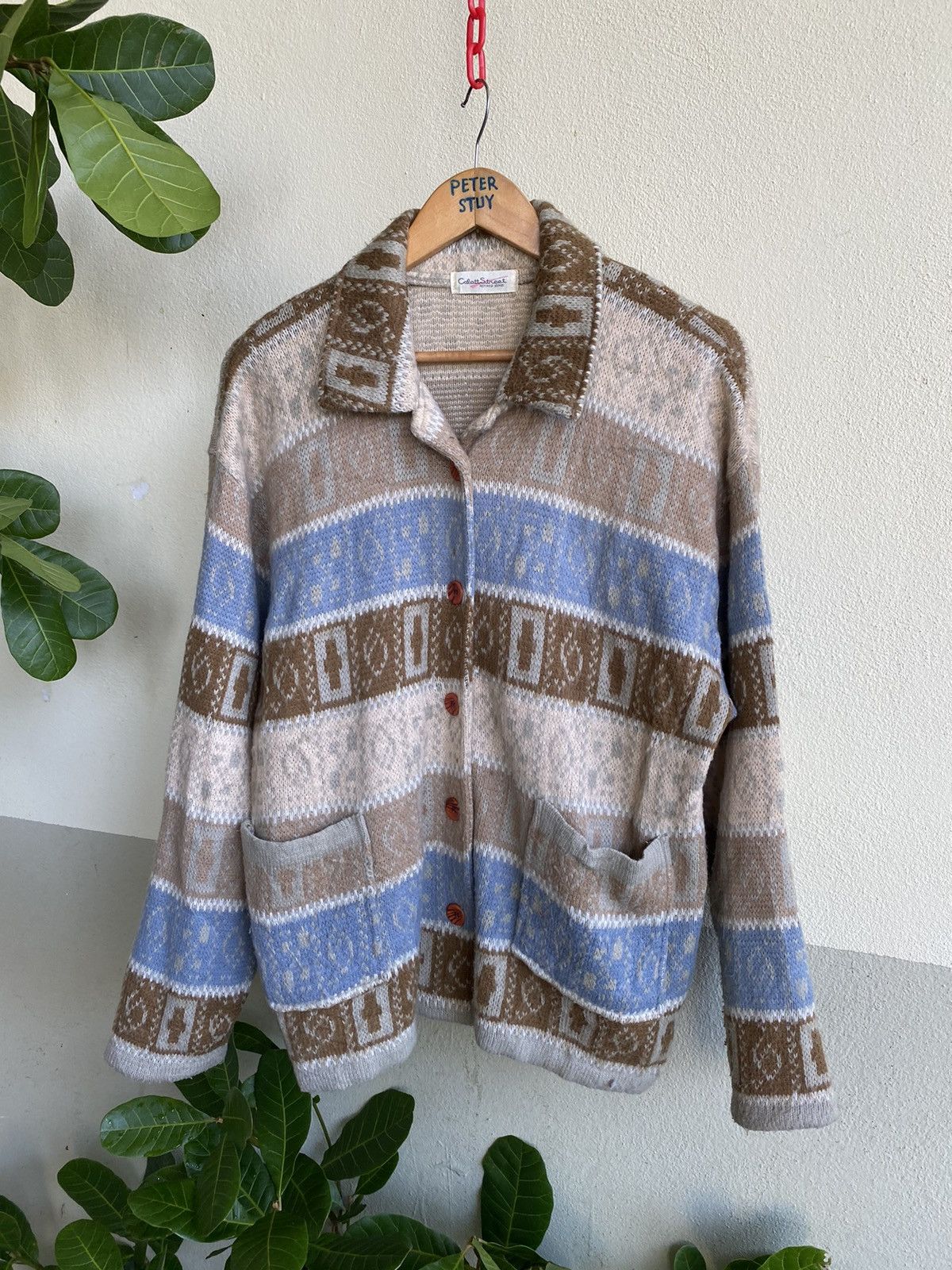 Japanese Brand × Vintage Vintage calatt street knitwear jacket Size US M / EU 48-50 / 2 - 1 Thumbnail